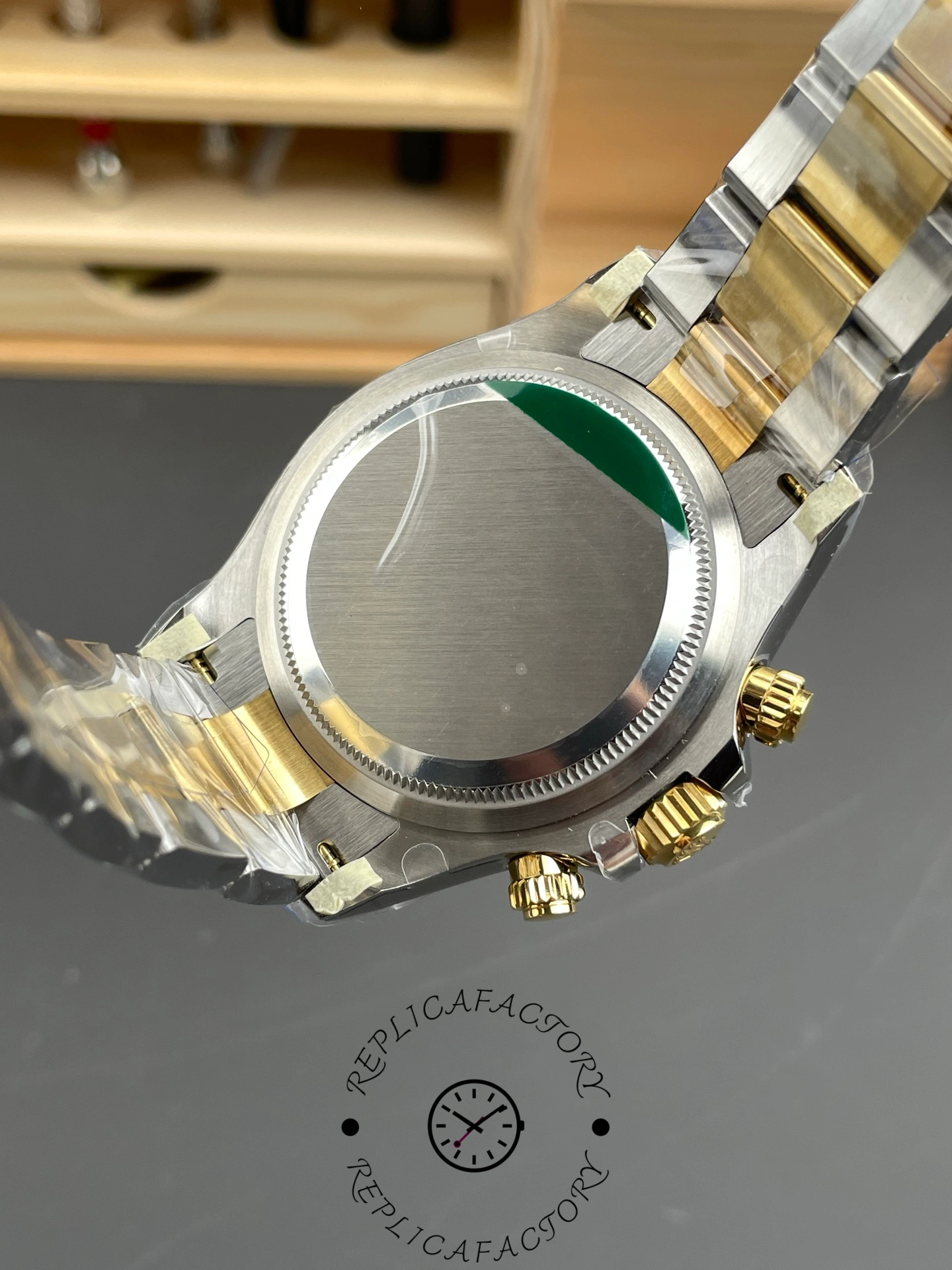 Rolex Daytona Cosmograph 126508 0003 Yellow Gold Black Dial Replica Watch