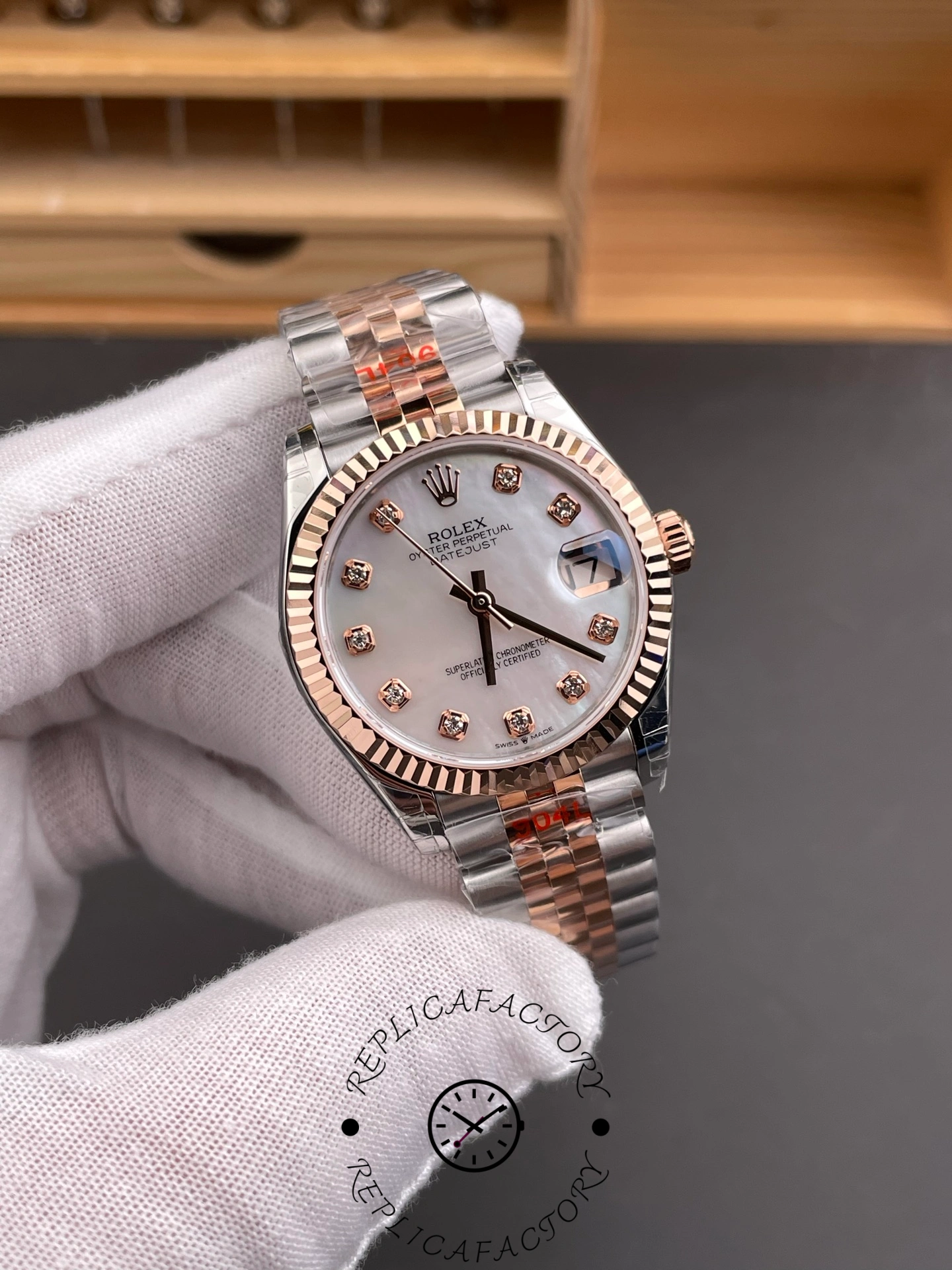Rolex Datejust 31 Diamonds Jubilee Bracelet 278271 0026 Women's Watch