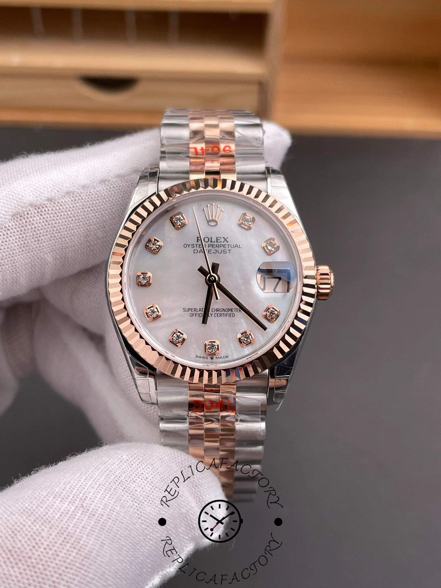 Rolex Datejust 31 Diamonds Jubilee Bracelet 278271 0026 Women's Watch