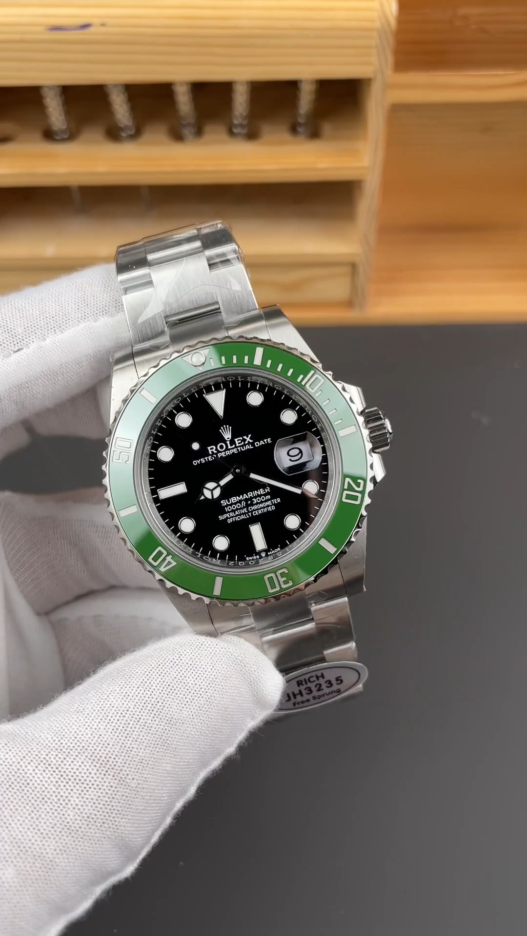 Rolex Submariner 126610LV Green Bezel Black Dial 41mm Mens Watch