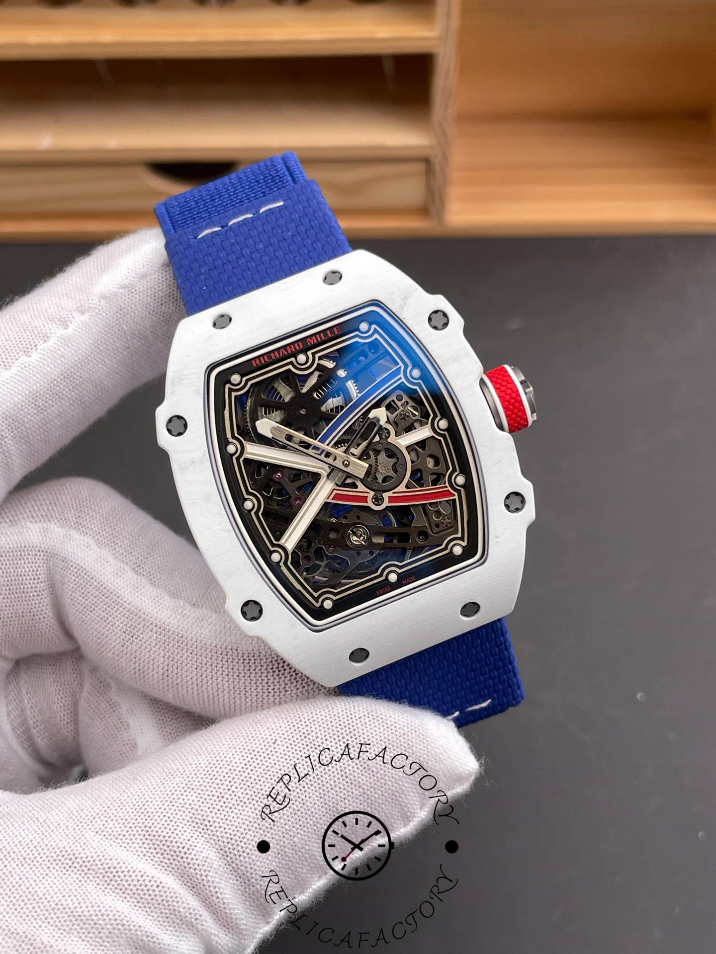 1:1 Clone Richard Mille RM 67-02 Alexis Pinturault Quartz TPT