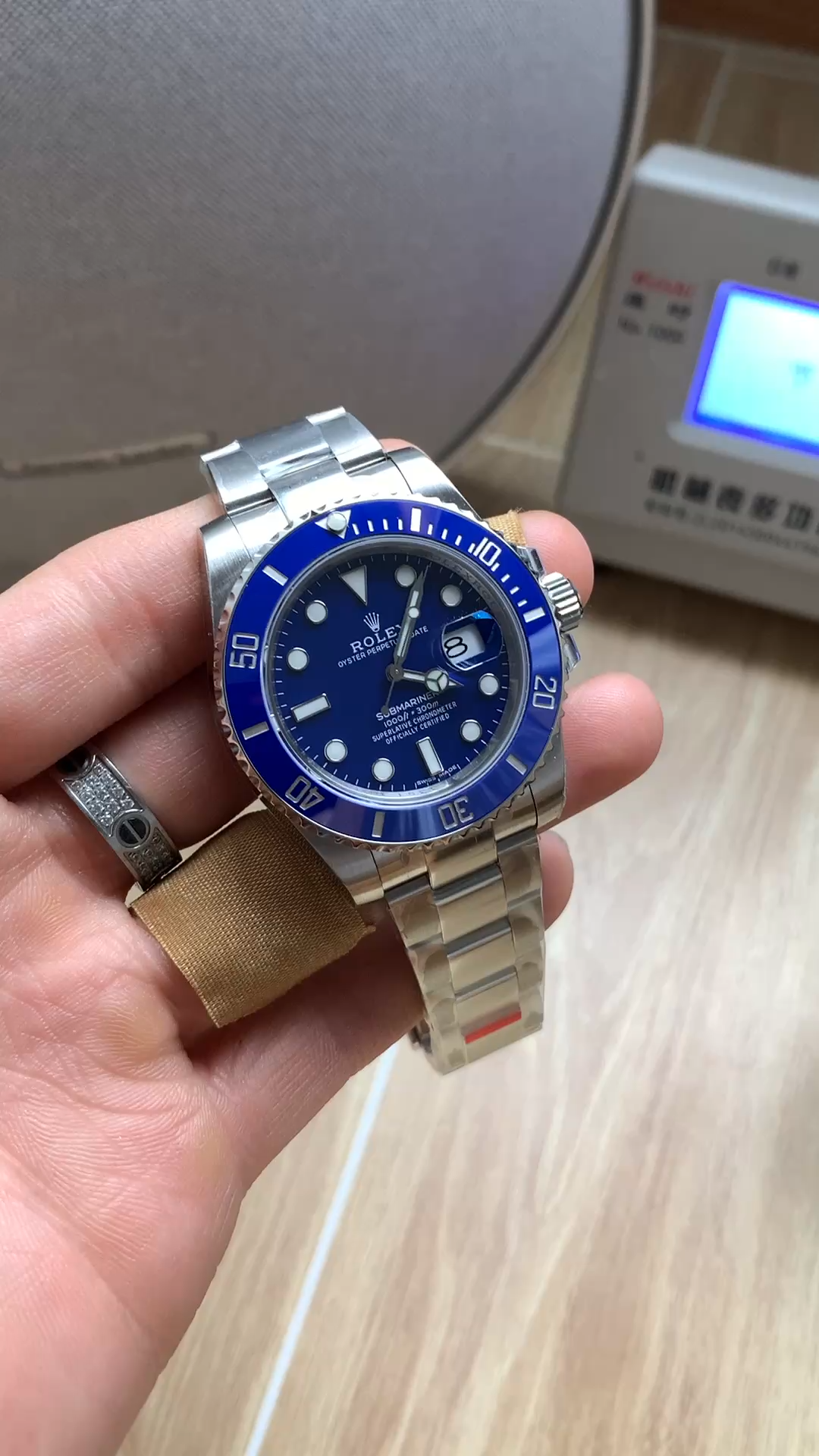 Rolex Submariner 116619LB White Gold Blue Dial 40mm Mens Replica Watch