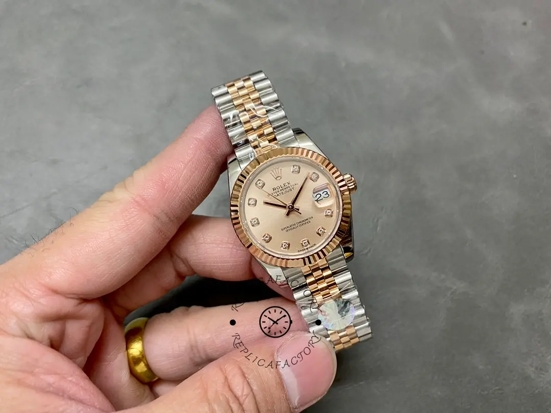 Rolex Datejust 31 Rose Diamond Dial M278271 0024 Women's Watch