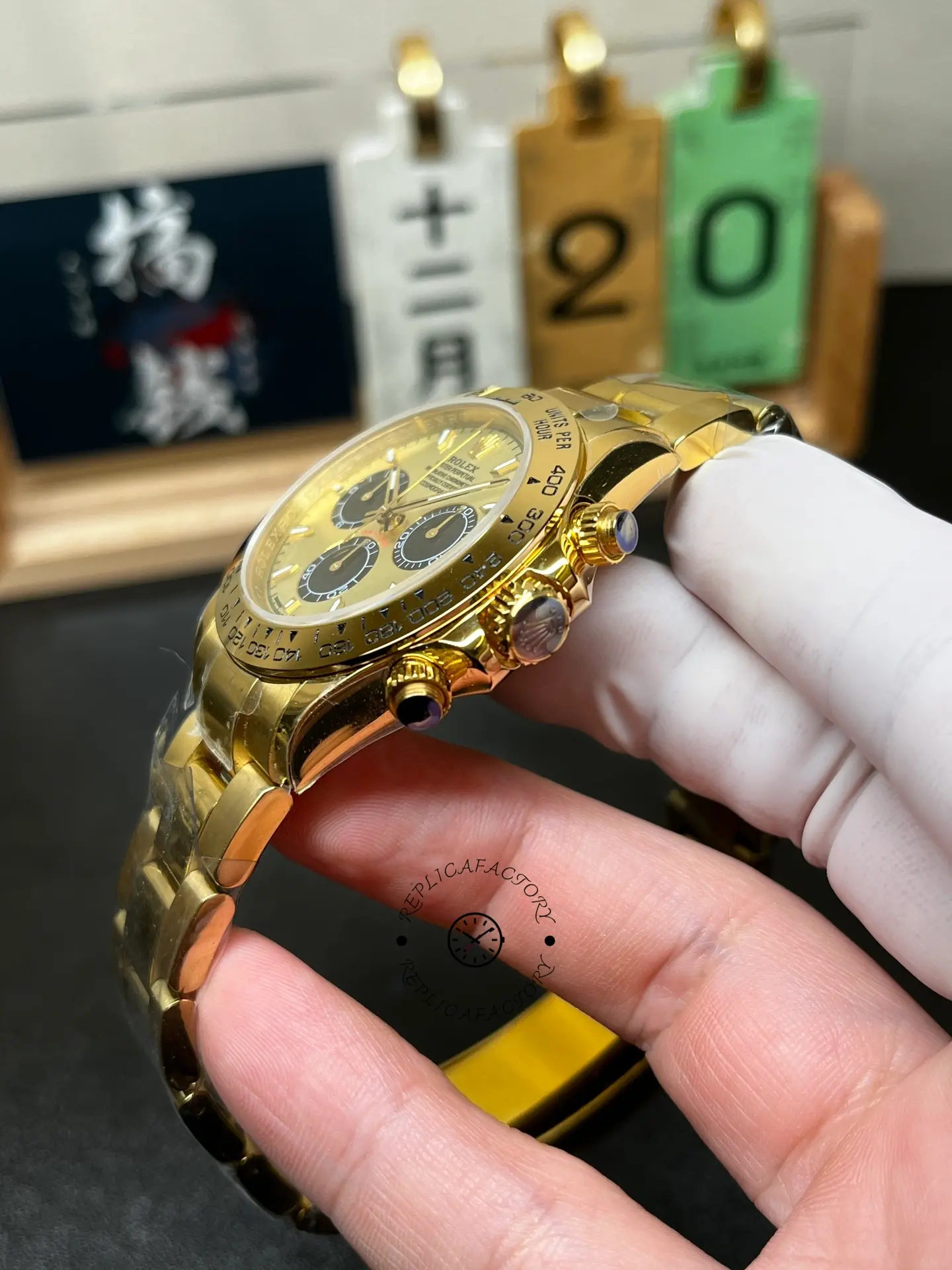 Rolex Daytona 126508 0006 Yellow Gold on Bracelet 1:1 Replica Watch