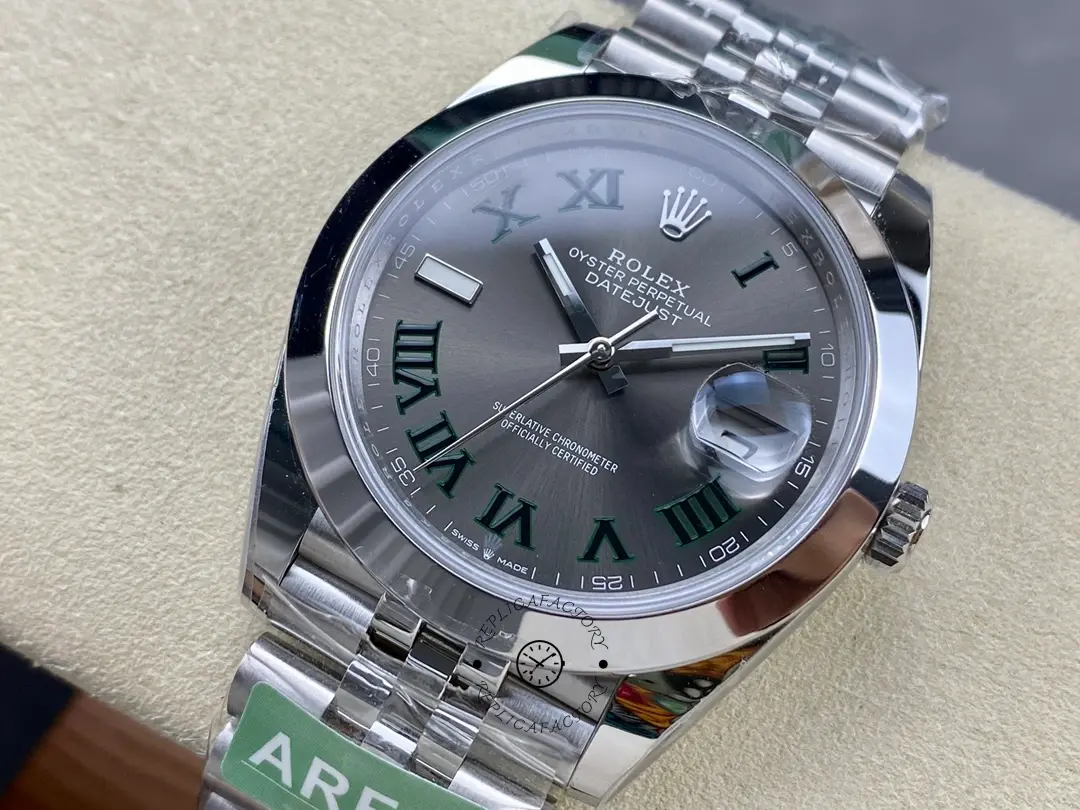 Rolex Datejust 41mm Stainless Steel m126300 0014 Slate Roman Jubilee