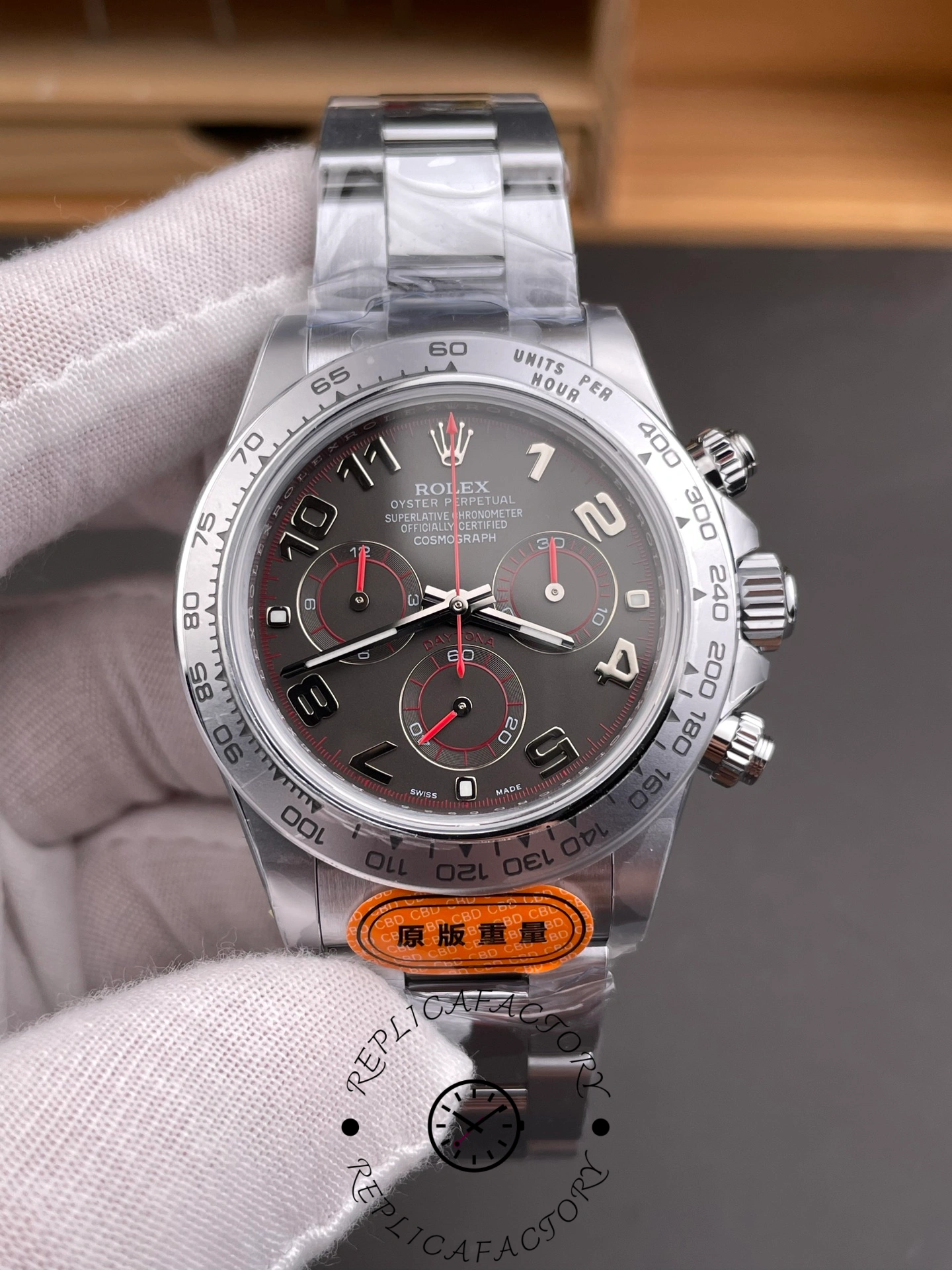 Rolex Cosmograph Daytona 116509 Black Arabic Racing Dial