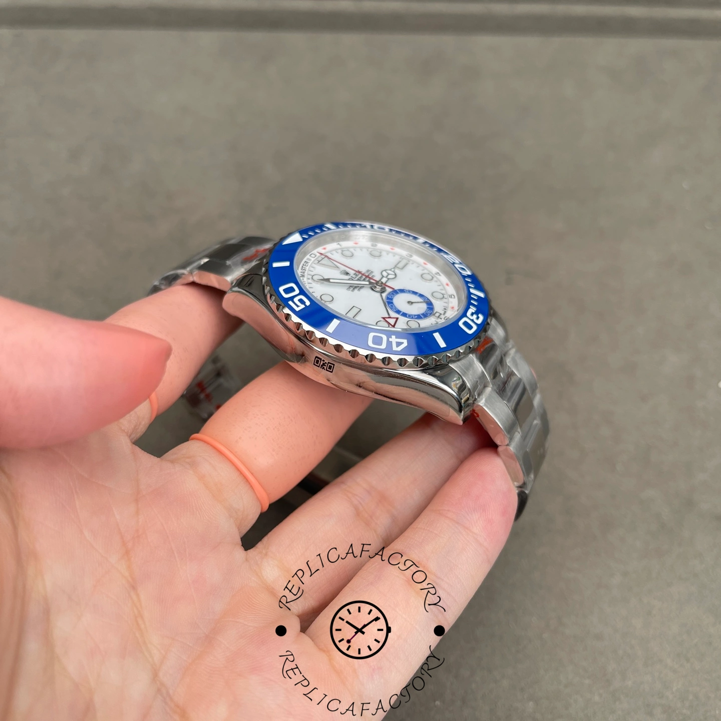 Replica Rolex Yacht-Master II 44mm 126680 0001 White Dial