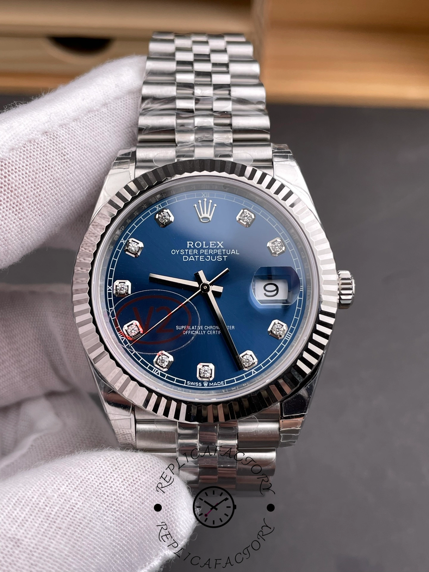 Rolex Datejust 41 White Gold Blue Dial 126334 0016