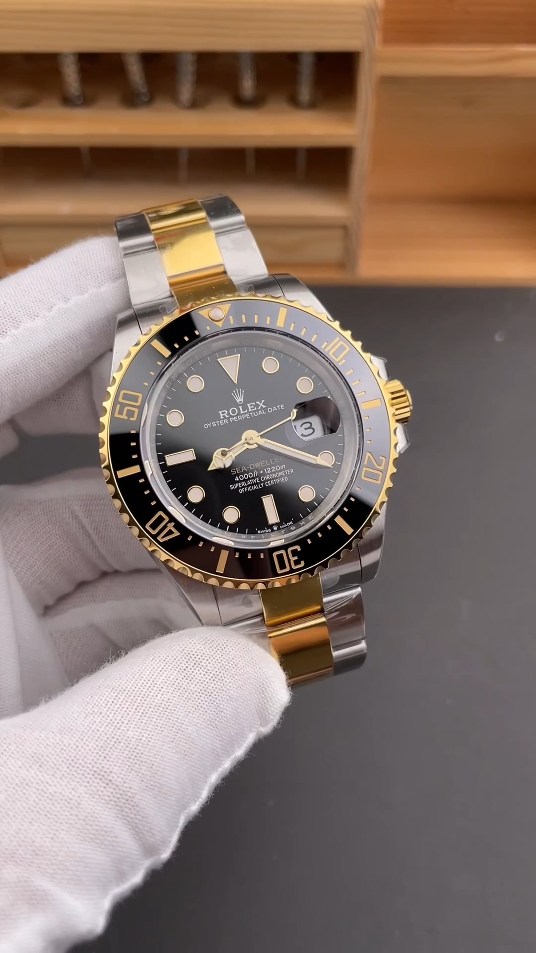 Rolex Sea Dweller Black Dial Oyster Bracelet 126603 0001 Men's Watch