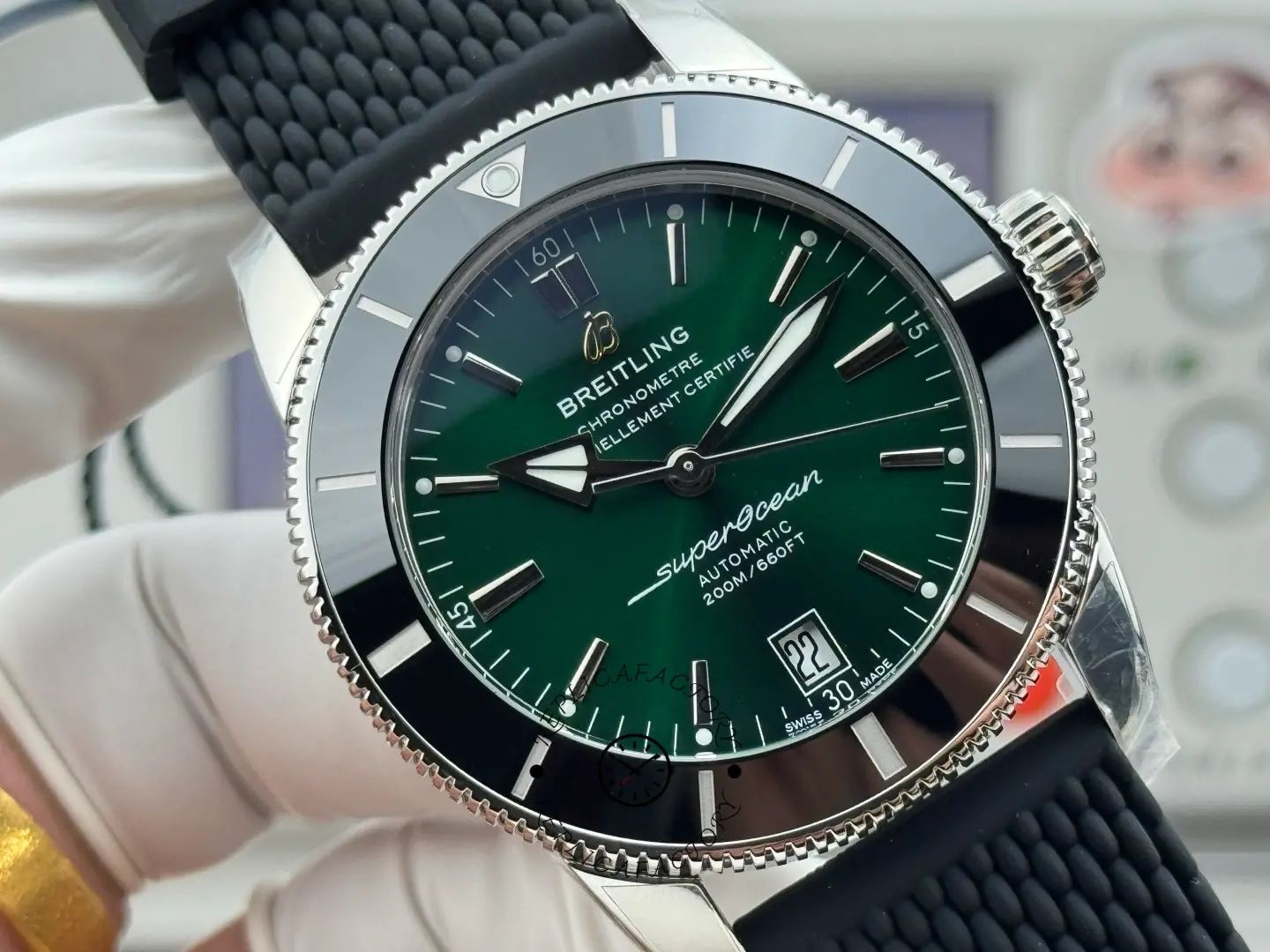 Breitling Superocean Heritage 1:1 Clone 42 Ceramic Green Dial AB2010121L1S1