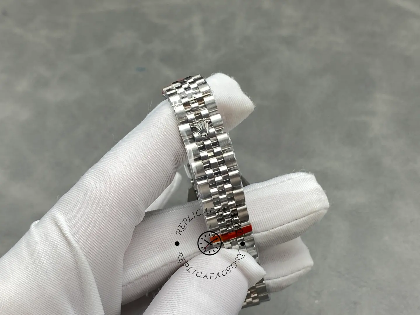 Rolex Datejust 279174 Stainless Steel Dark Grey Diamond Dial 28mm Lady Replica Watch