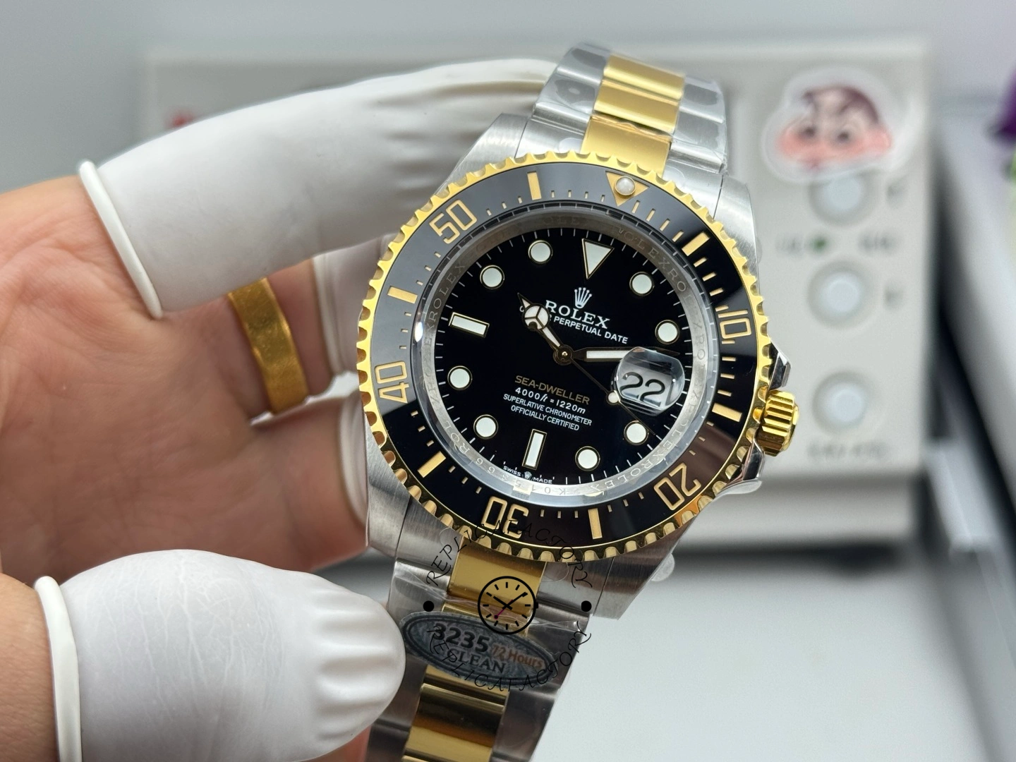 Rolex Sea Dweller Black Dial Oyster Bracelet 126603 0001 Men's Watch