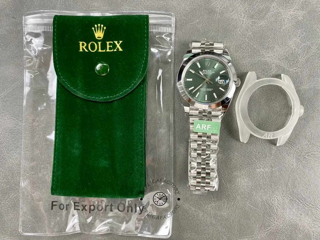 Rolex DateJust 41mm m126300 0020 Oystersteel Jubilee Mint Green Dial