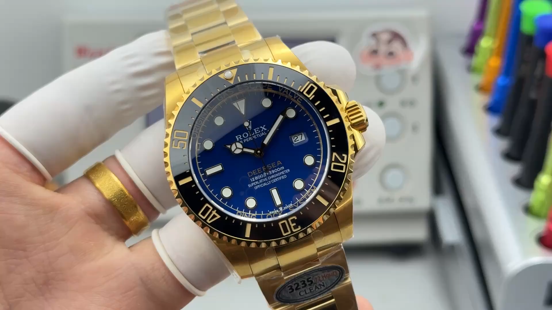 Rolex Deepsea 136668 18k Black Ceramic Bezel 43MM 1:1 Clone