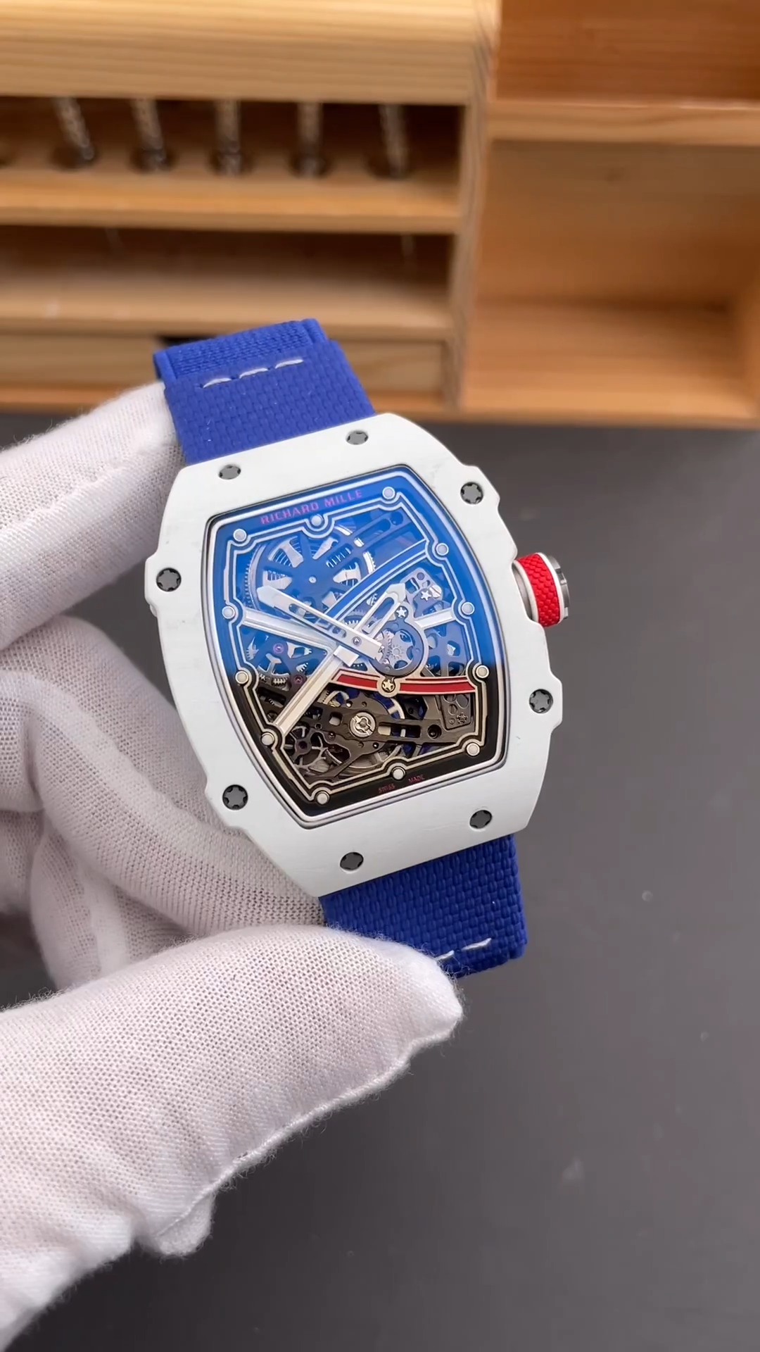 1:1 Clone Richard Mille RM 67-02 Alexis Pinturault Quartz TPT