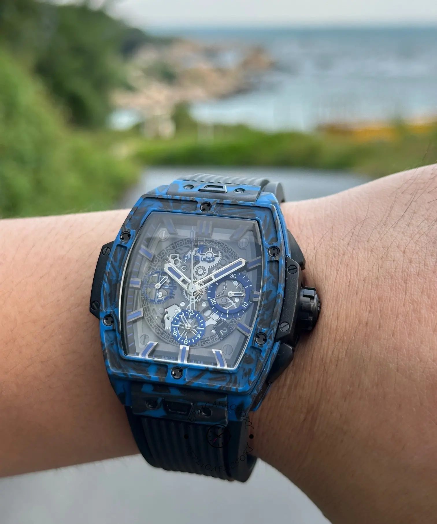 Hublot Spirit of Big Bang Carbon Blue 642.QL.0191.NR.GCH24 42MM 1:1 Clone