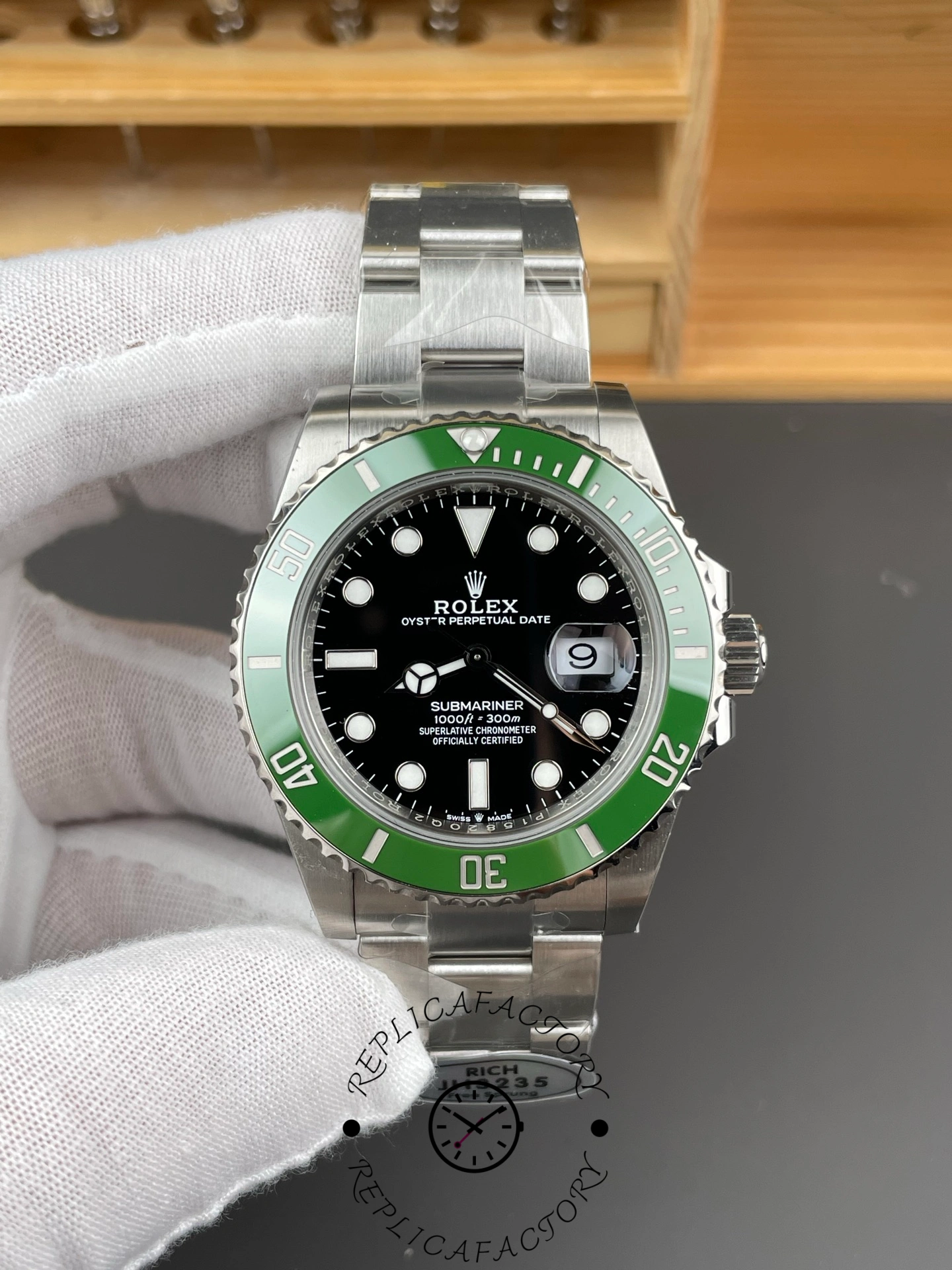 Rolex Submariner 126610LV Green Bezel Black Dial 41mm Mens Watch