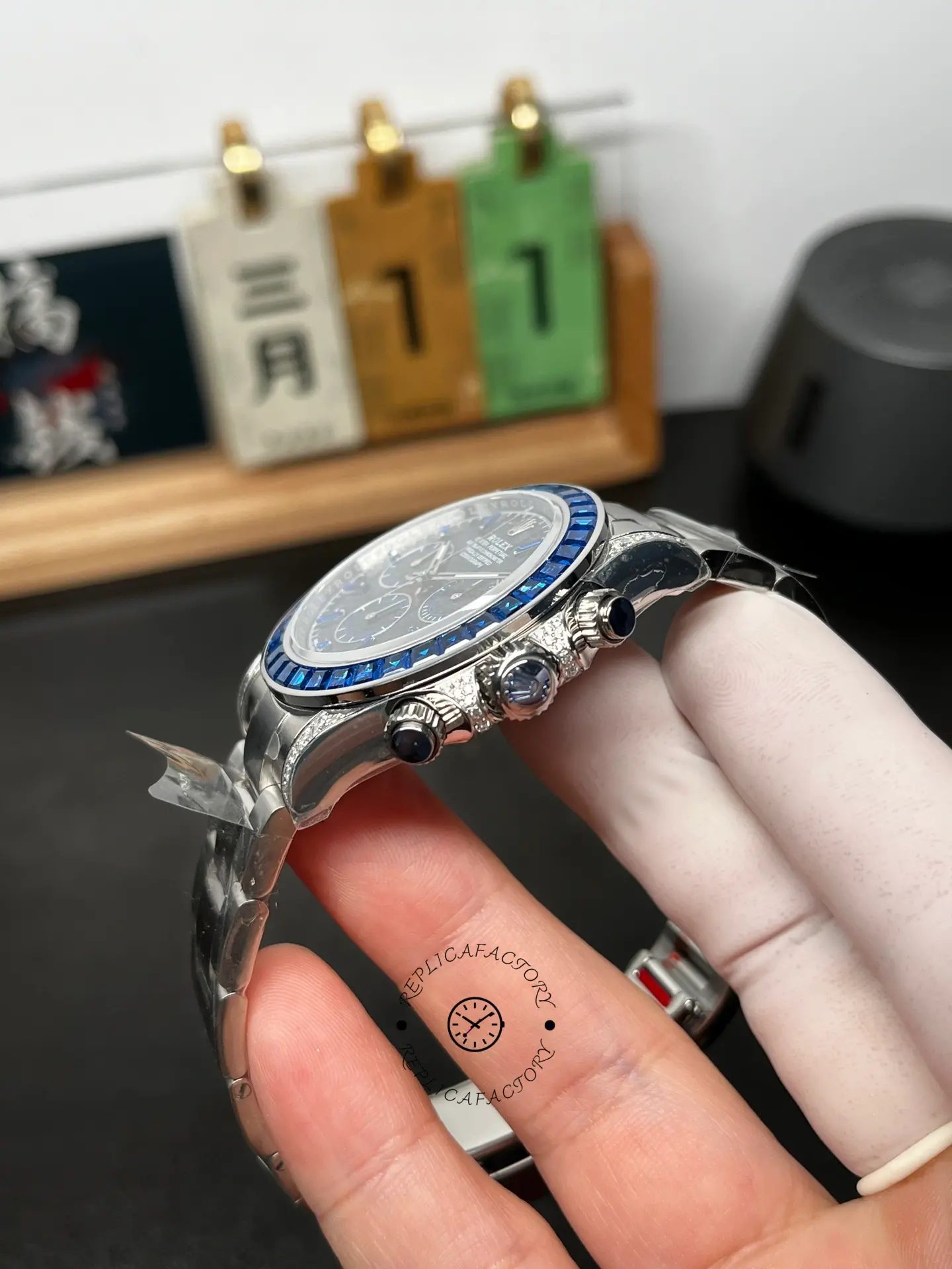Rolex Daytona Replica 126599TSA Silver Sheen Obsidian Dial 40 Sapphire Bezel