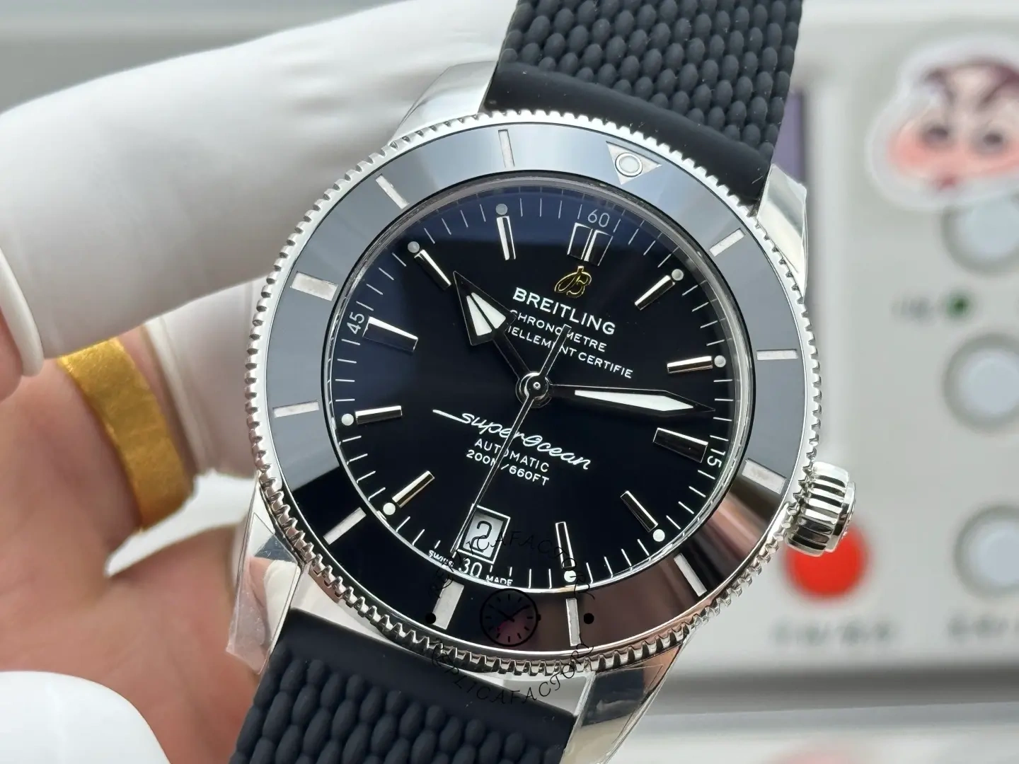 Breitling Superocean Heritage AB201012/BF73/278S/A20S.1 Automatic 42mm 1:1 Clone Rubber Strap