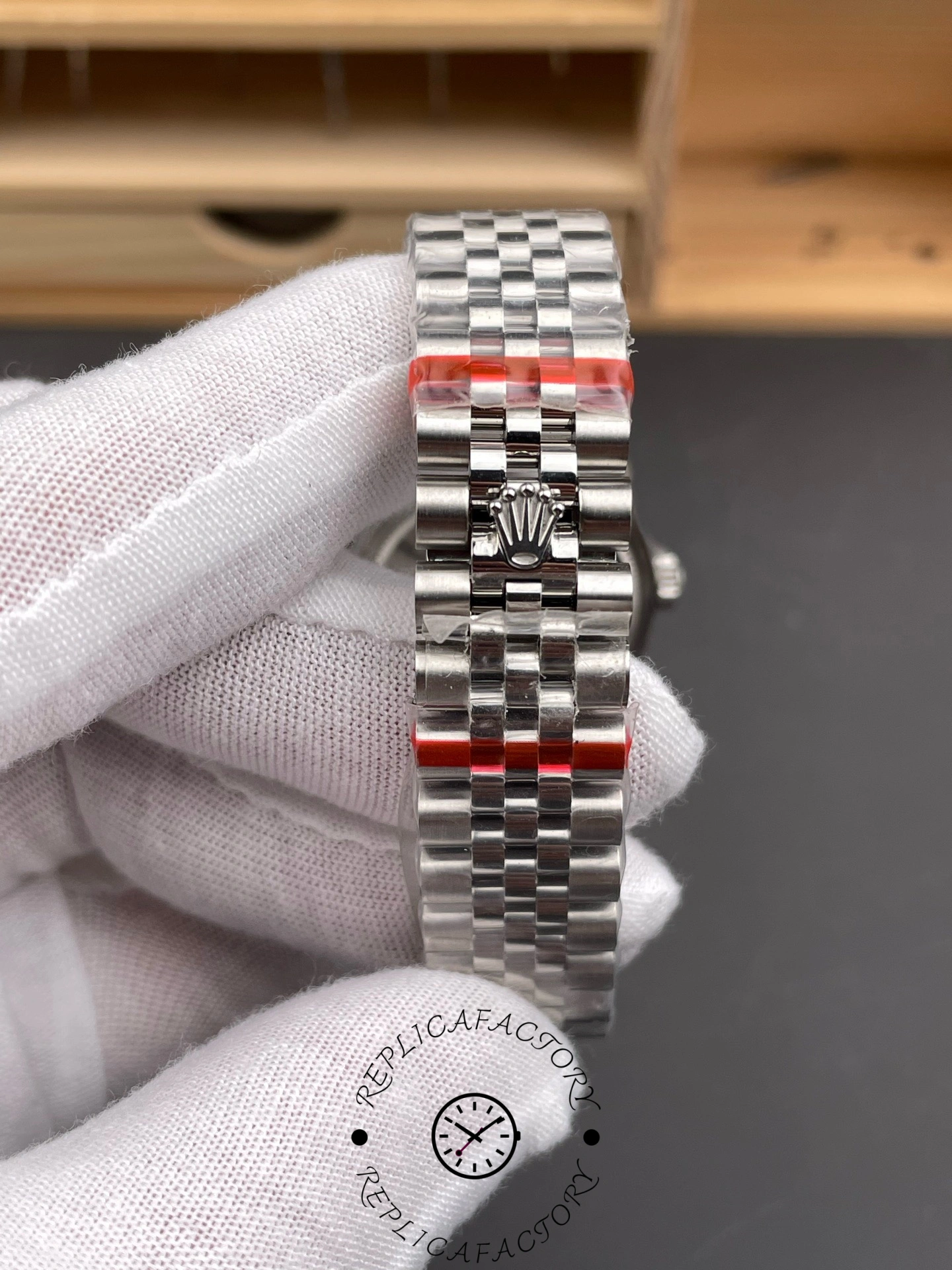 Rolex Datejust m178274 Black Diamond Dial Fluted Bezel 31MM Lady Replica Watch