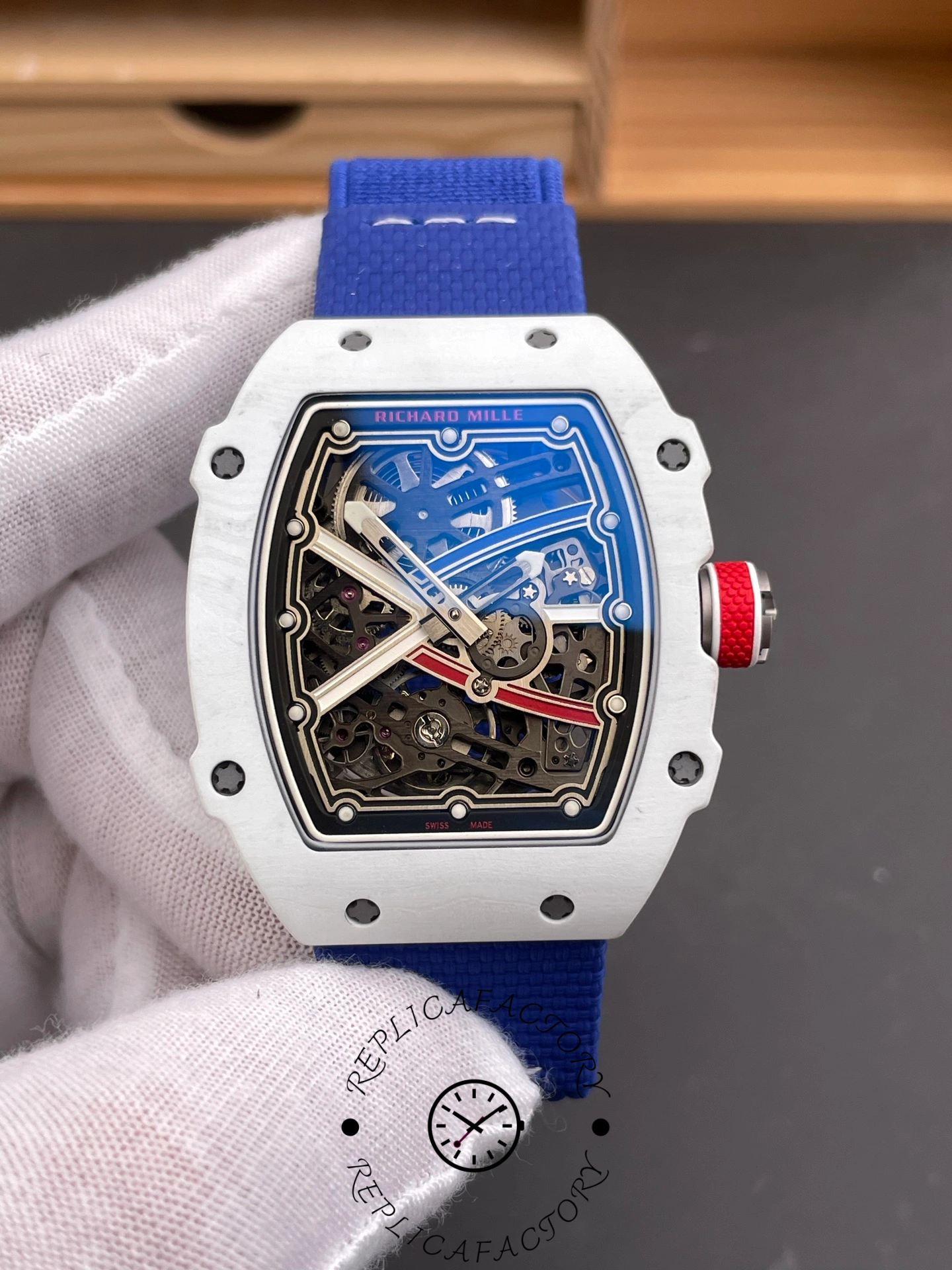 1:1 Clone Richard Mille RM 67-02 Alexis Pinturault Quartz TPT