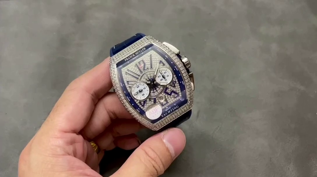 Franck Muller FM V45 CC DT Blue Yacht - WatchesReplica.is
