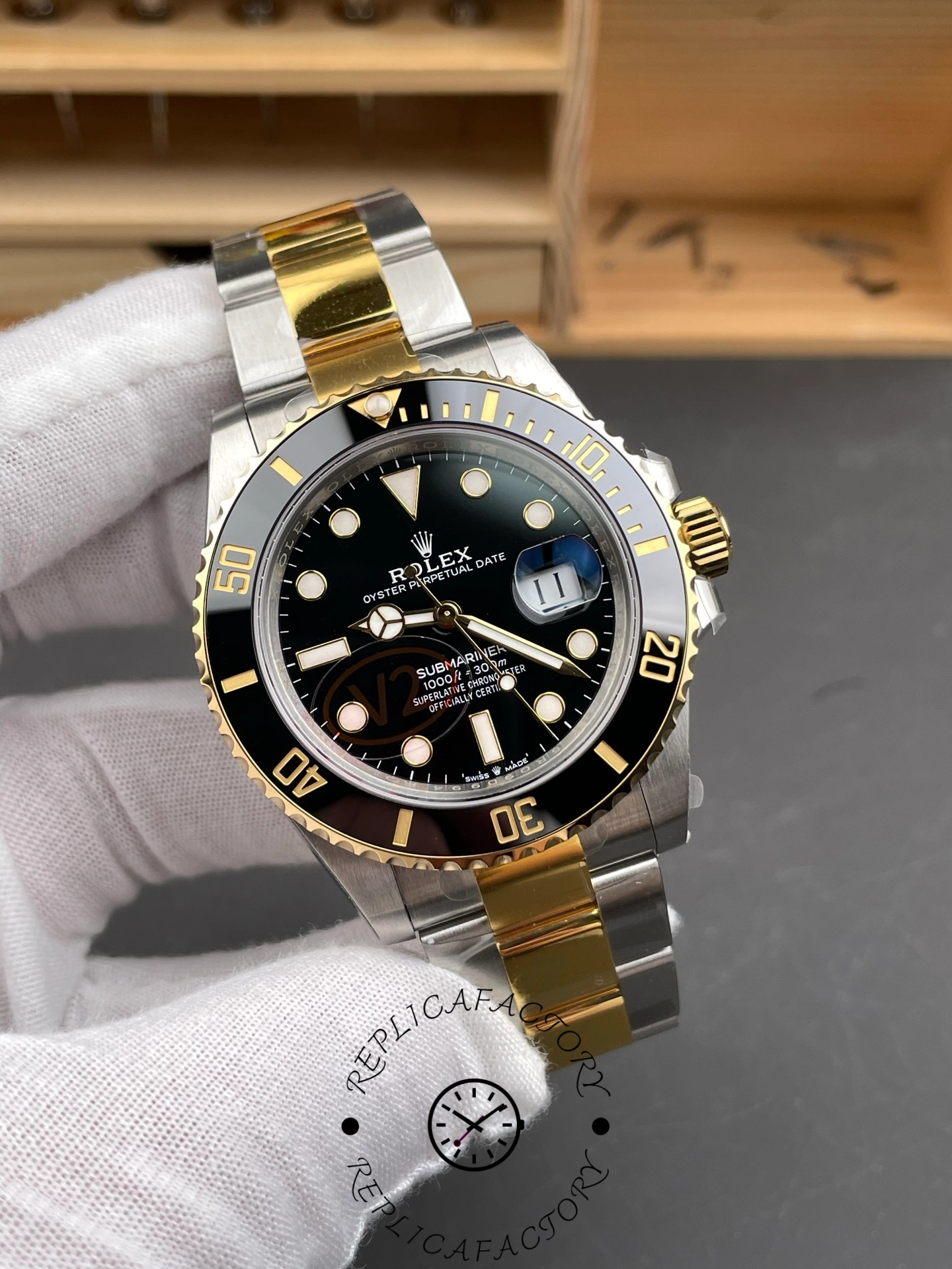 Rolex Submariner 126613LN 0002 Black Dial Black Bezel 41mm Mens Replica Watch