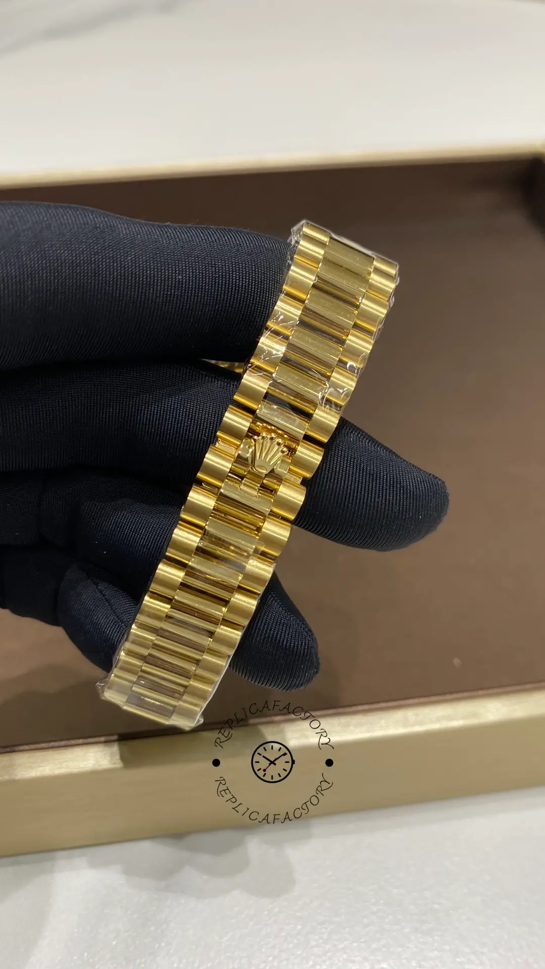 Replica Rolex Datejust 278278-0049 Red Ombré Dial 31 President Strap