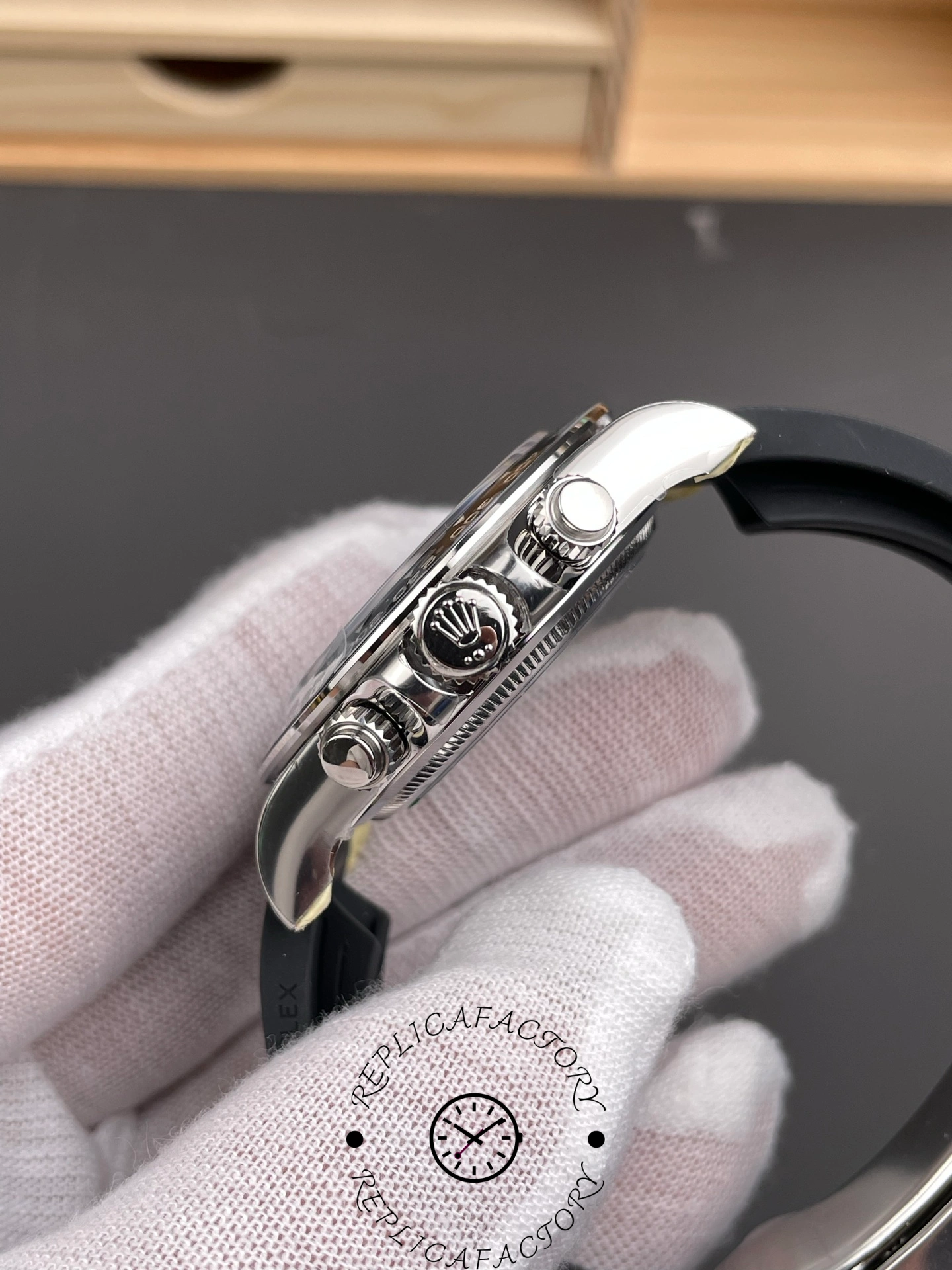 Rolex Daytona 126519LN 0006 40mm Silver Ghost Dial White Gold Oysterflex