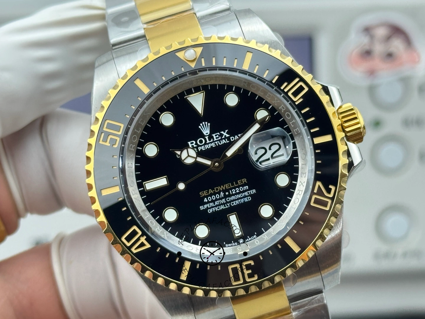 Rolex Sea Dweller Black Dial Oyster Bracelet 126603 0001 Men's Watch