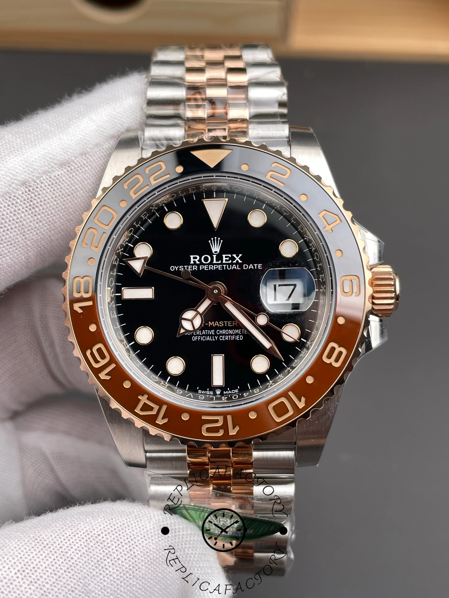 Rolex GMT-Master II 126711CHNR 40 Rose Gold Two-Tone with Jubilee Bracelet