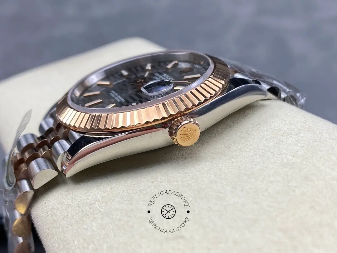 Rolex Datejust Grey Fluted Motif Dial m126331 0020 Mens Watch