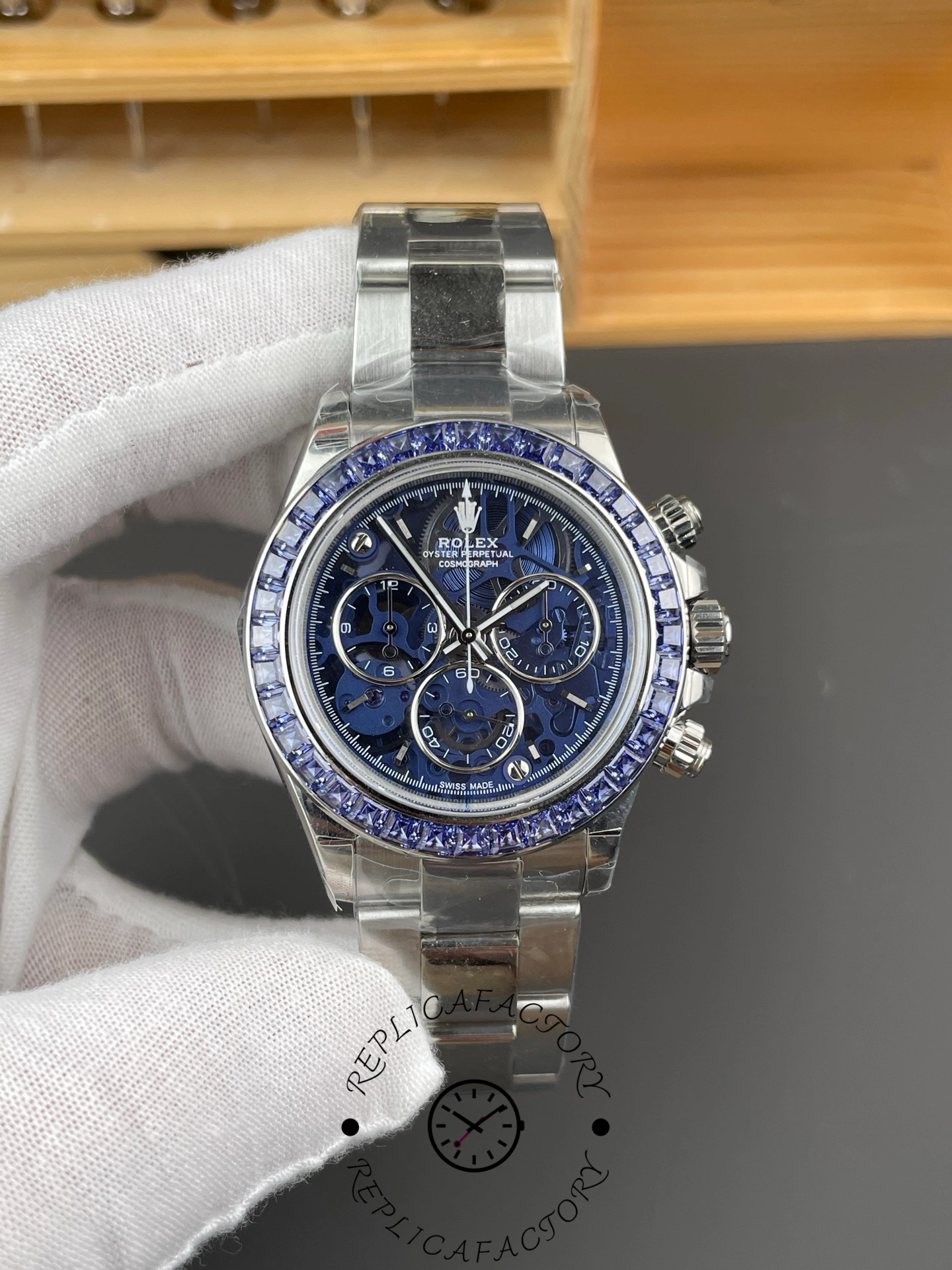 Rolex Daytona Blue Sapphire Bezel 126599TSA 40mm