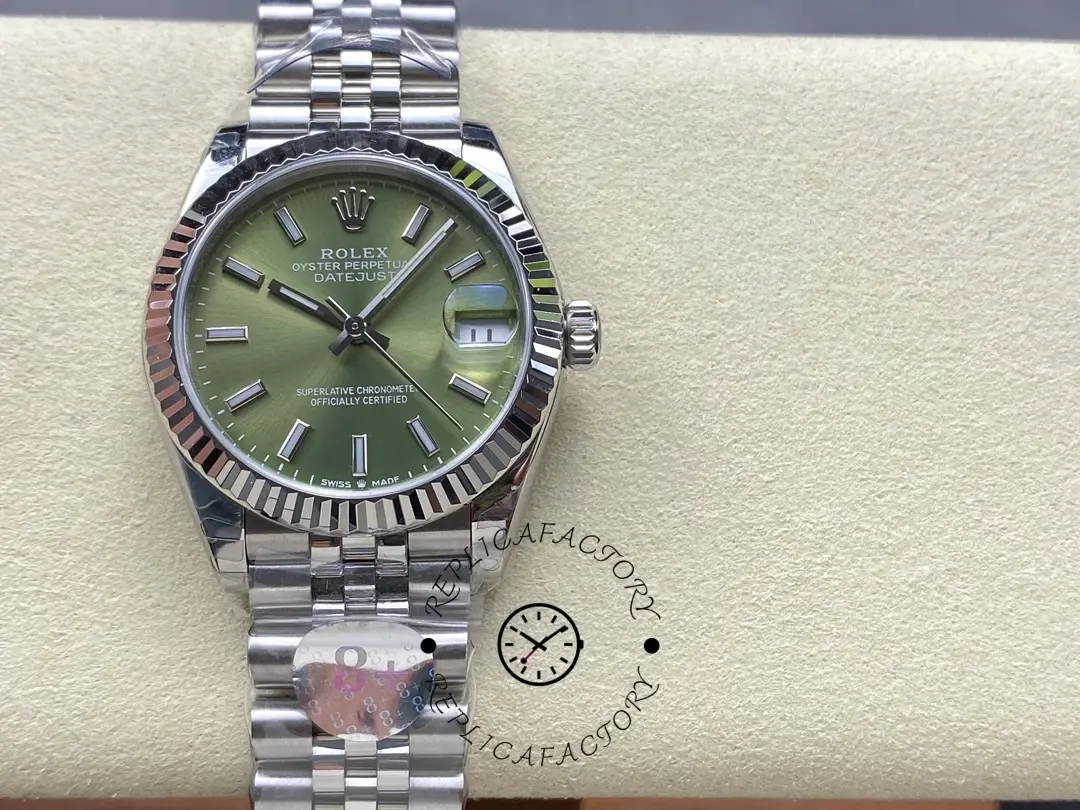 Rolex Datejust 31mm Stainless Steel 278274 0018 Mint Green Index Jubilee