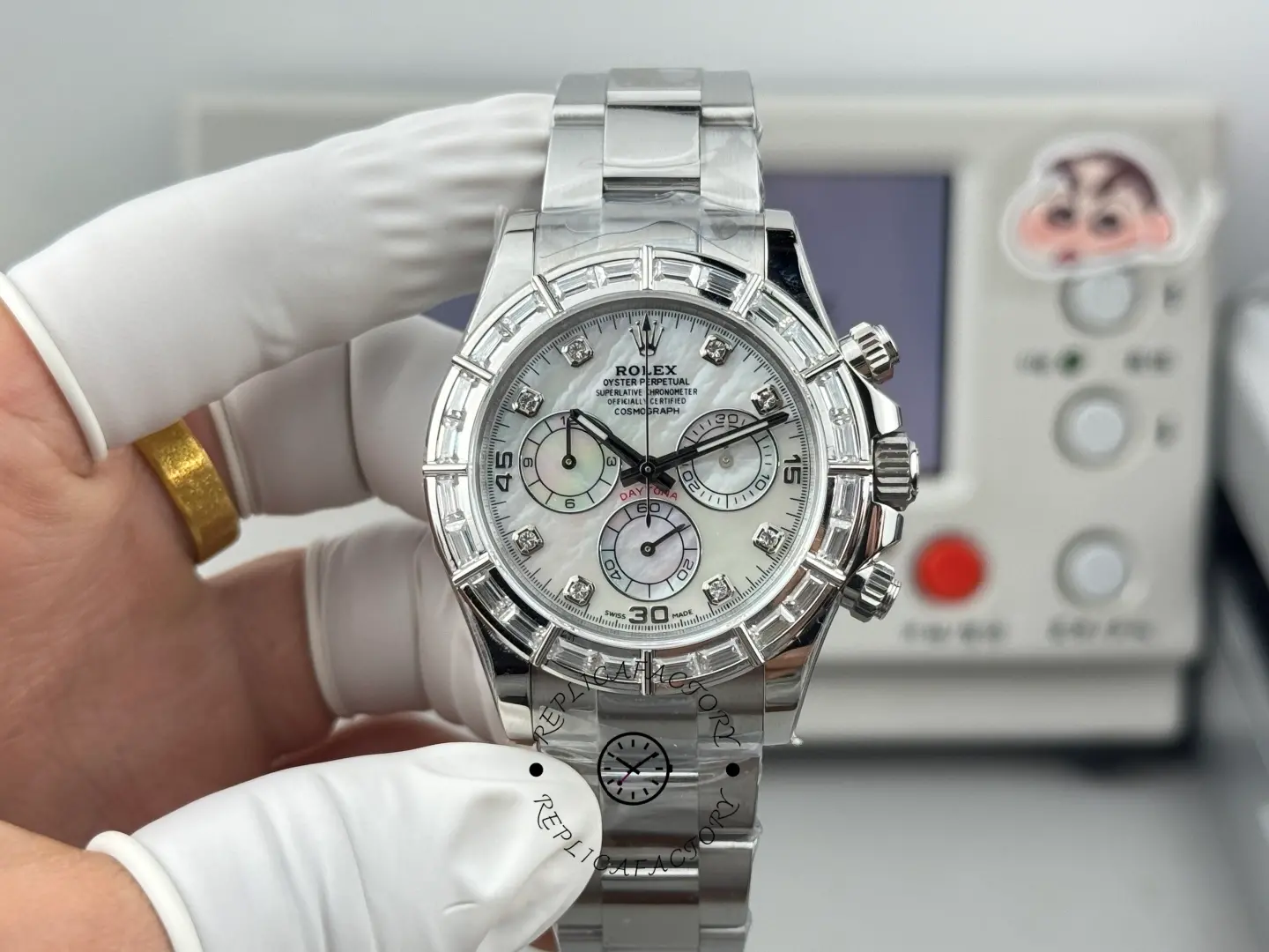 Rolex Daytona 904L Stainless Steel 116589BR 40 MOP Dial 1:1 Clone