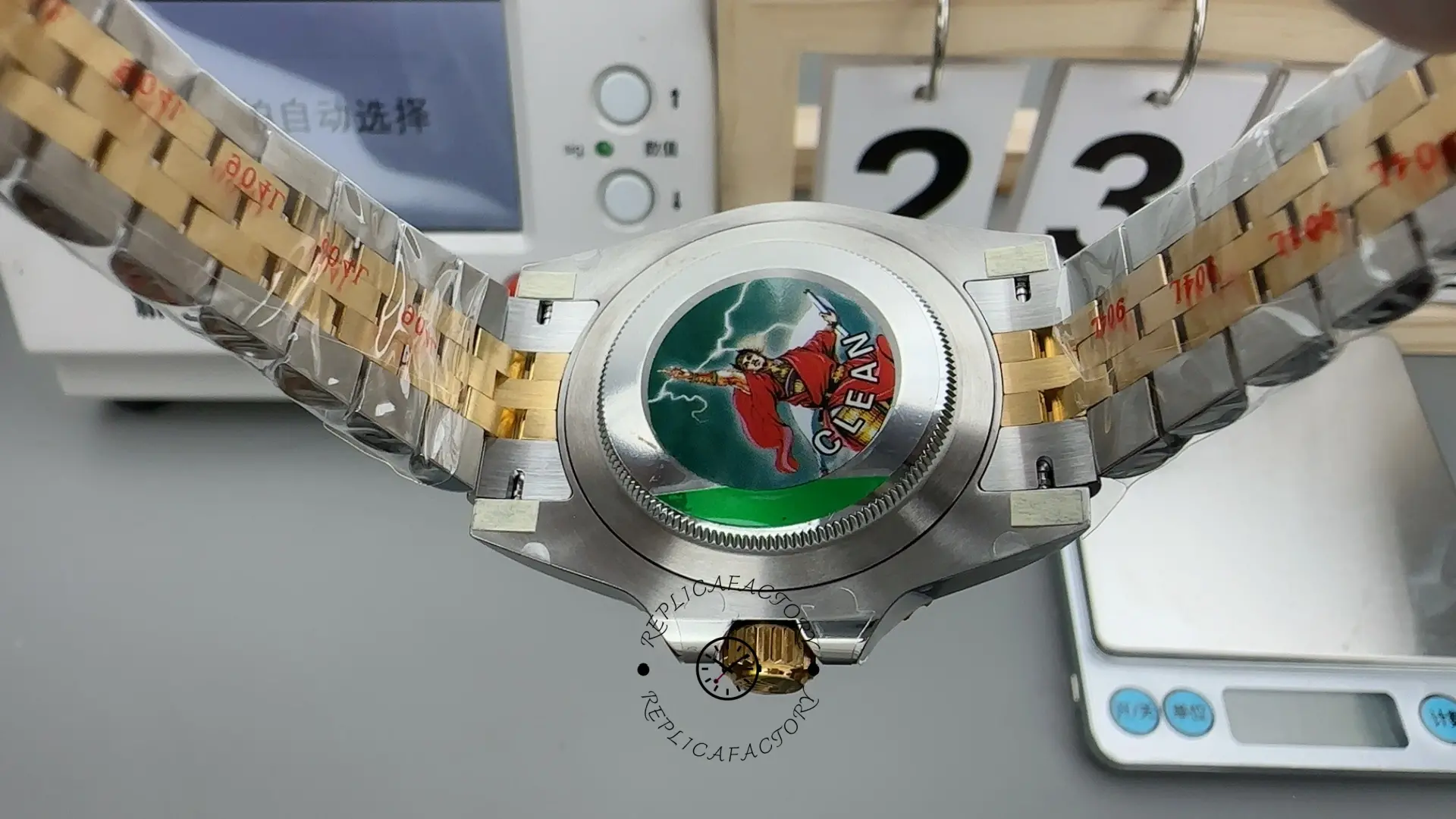 Rolex GMT Master II Black Dial Steel 18kt Yellow Gold 126713GRNR 0001 Men's Watch