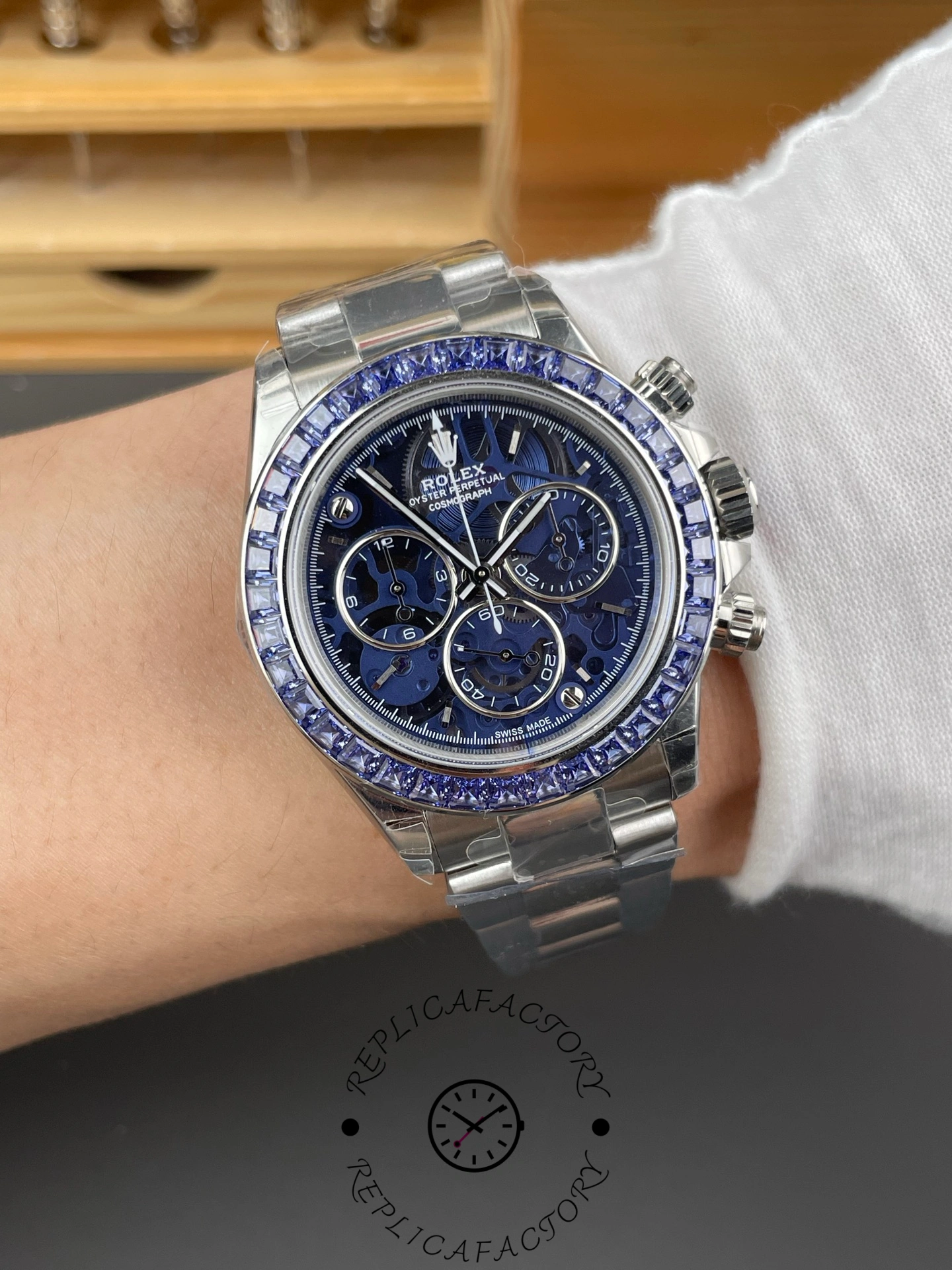 Rolex Daytona Blue Sapphire Bezel 126599TSA 40mm