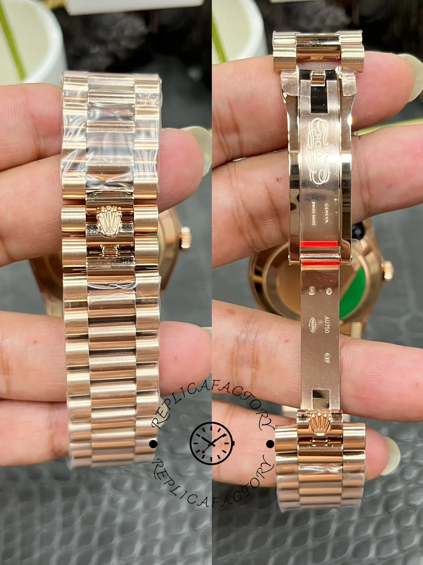 Rolex Day Date 40 18kt Everose Gold Rolex President Chocolate Dial m228235 0003