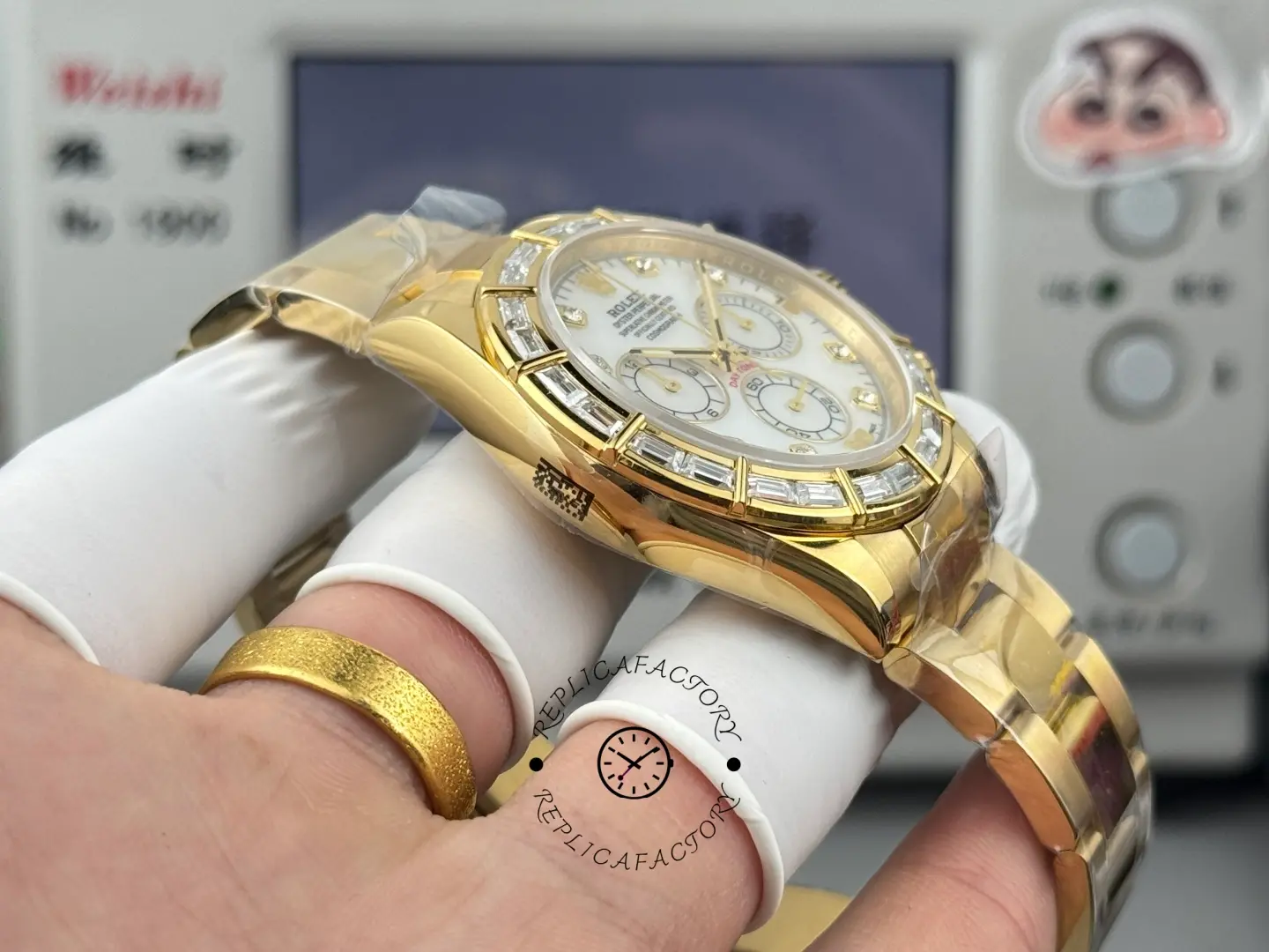 1:1 Clone Rolex Daytona MOP Dial 116568BR 40mm Men's Watch