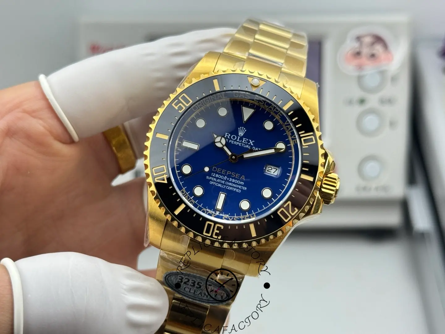 Rolex Deepsea 136668 18k Black Ceramic Bezel 43MM 1:1 Clone