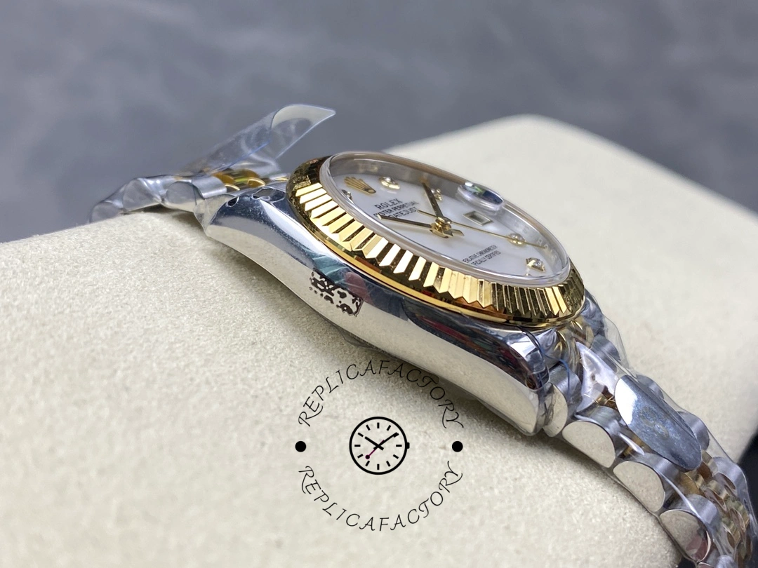 Rolex Datejust 31mm Stainless Steel and Yellow Gold 278273 0028 Mop Diamond Jubilee