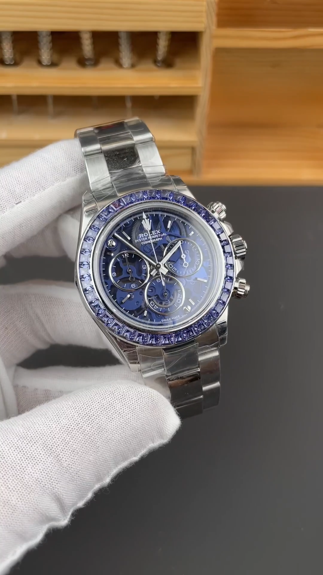 Rolex Daytona Blue Sapphire Bezel 126599TSA 40mm