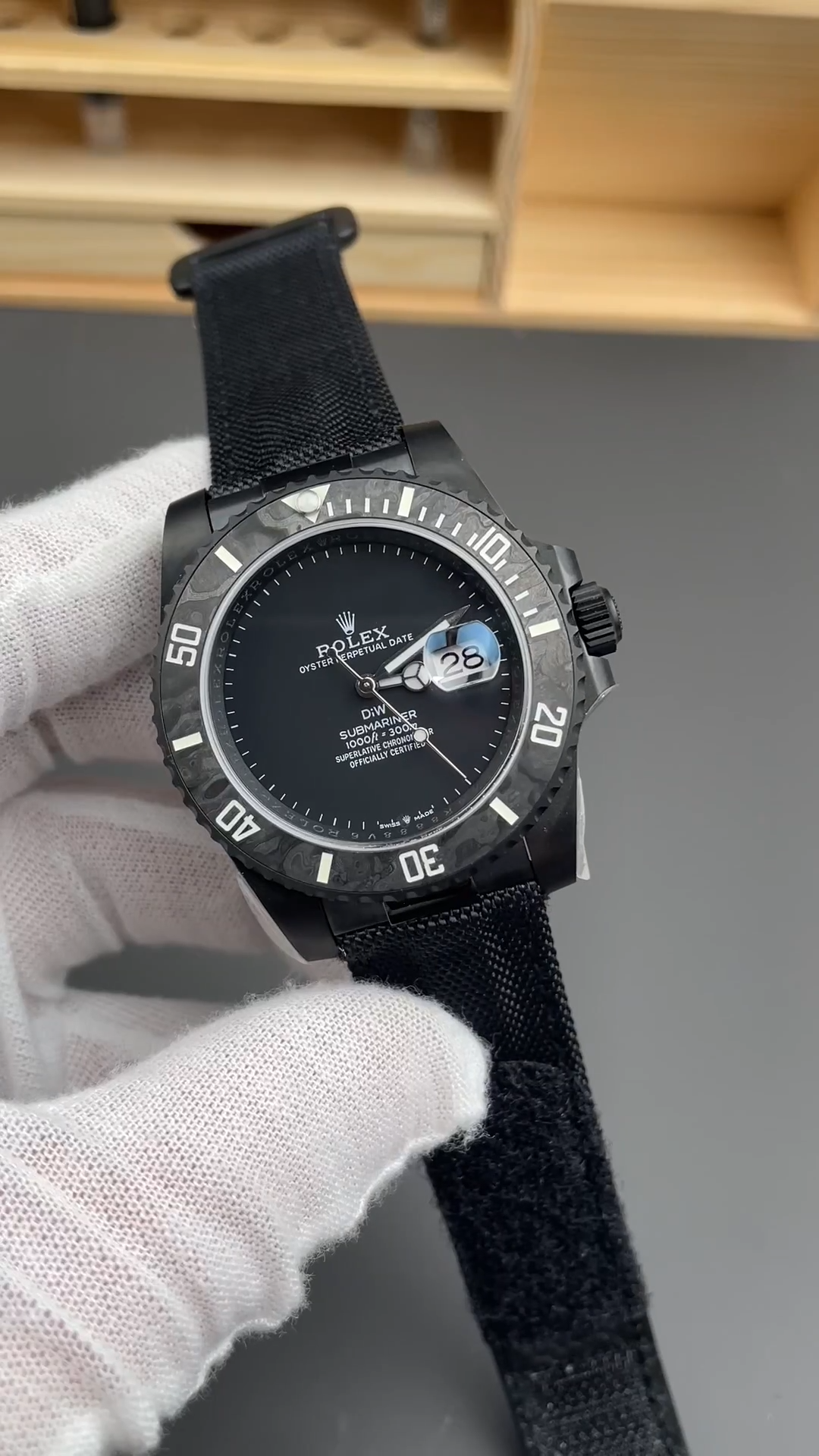 Rolex Submariner DiW Edition Black Dial PVD Black Case