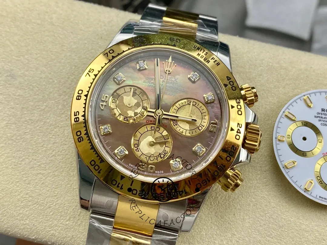 Rolex Daytona 116523 Dark MOP Black Dial 40mm Mens Replica Watch