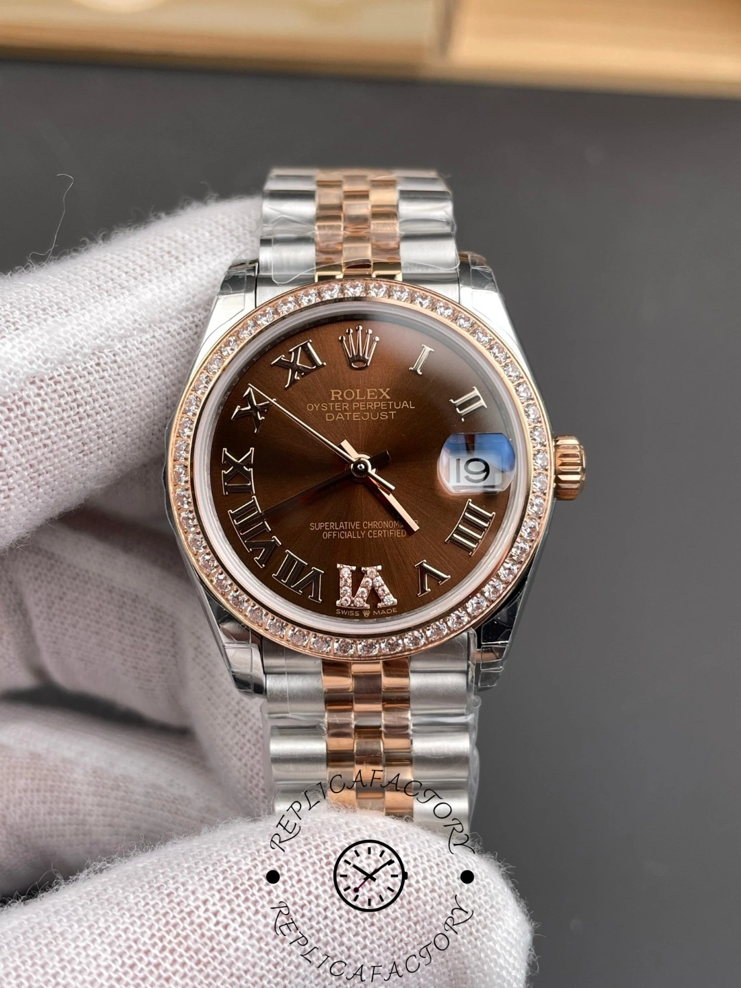 Rolex Datejust 278381RBR 0006 Chocolate Dial 31mm Women's Watch