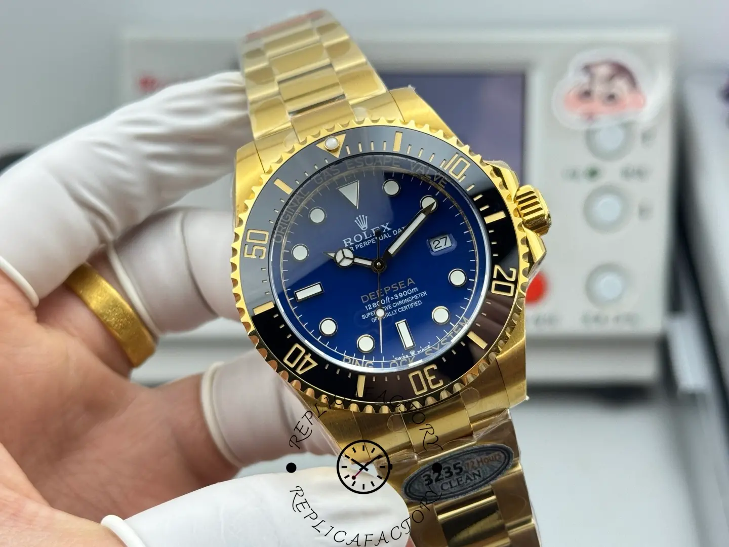 Rolex Deepsea 136668 18k Black Ceramic Bezel 43MM 1:1 Clone