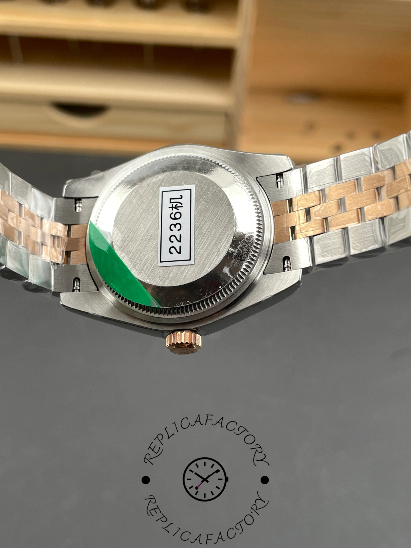Rolex Datejust 278271 Sun Dust Roman Dial Two Tone Rose Gold Fluted Bezel Jubilee