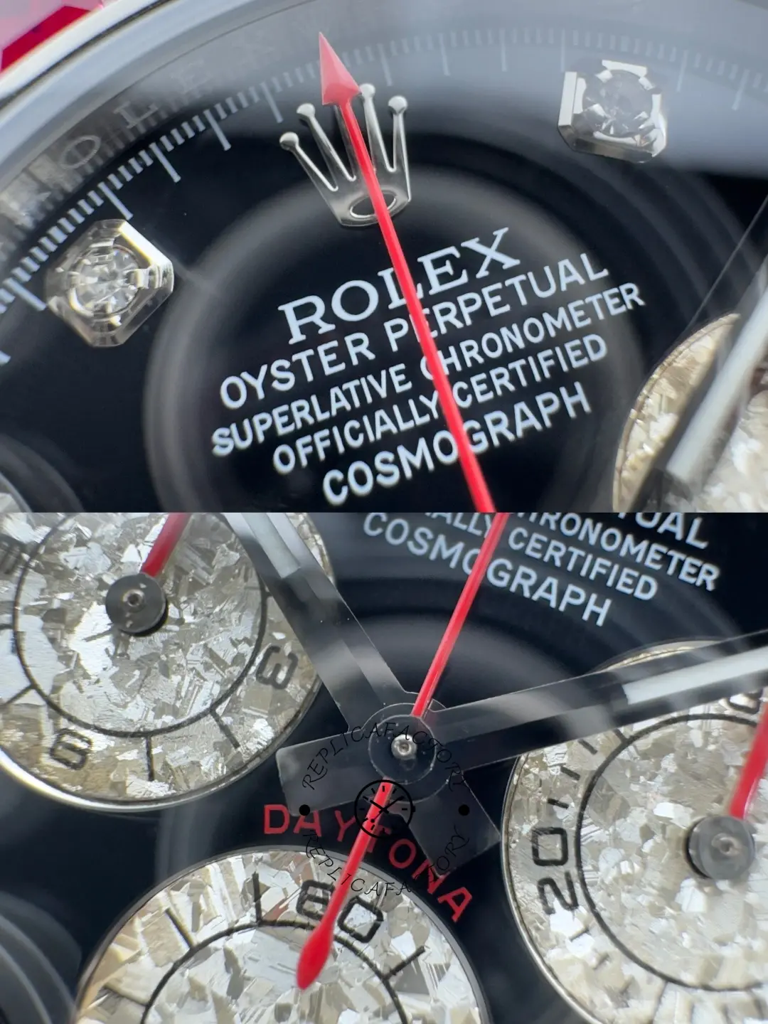 1:1 Clone Rolex Daytona 116595RBOW Stainless Steel Case Rubber Strap