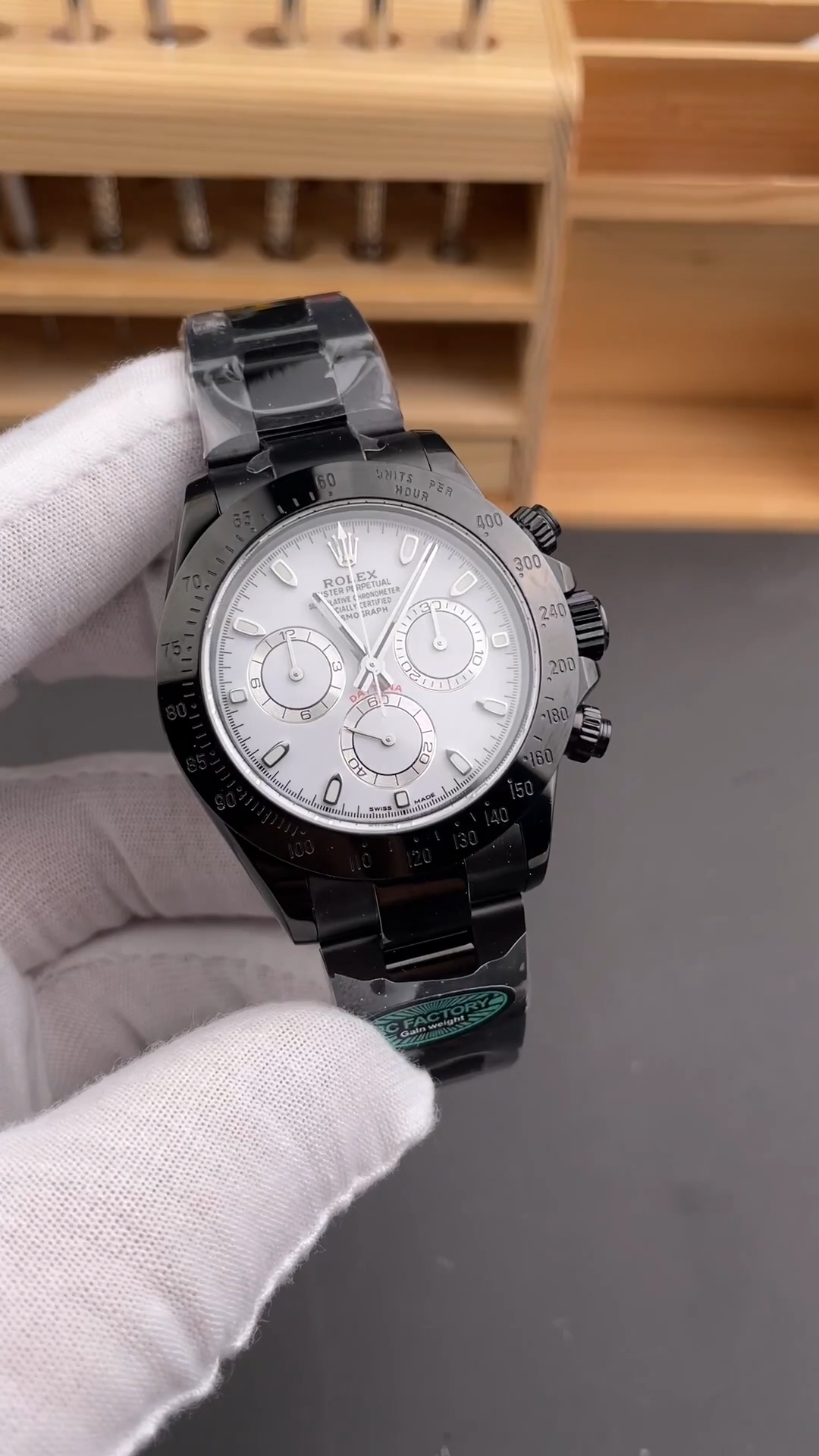 Rolex Cosmograph Daytona 40mm Panda Dial Black Out 116500LN
