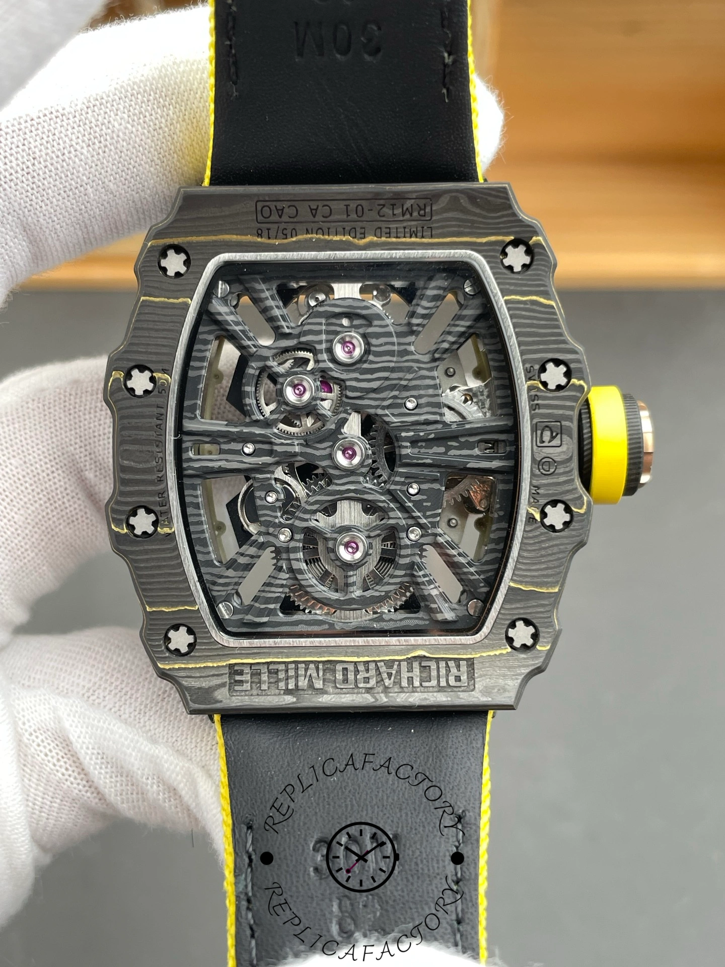 Richard Mille RM12-01 Gold Carbon Tourbillon